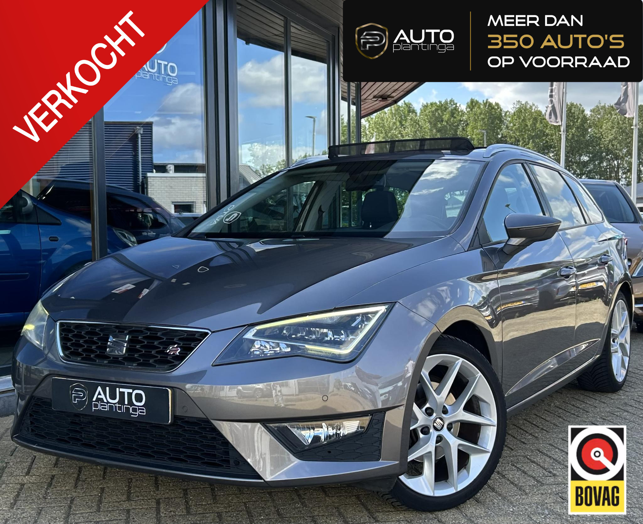 Seat Leon ST 1.4 EcoTSI FR Connect 2015 - voorkant