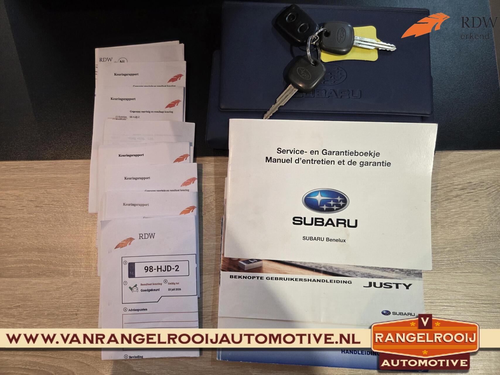 Foto van Subaru Justy