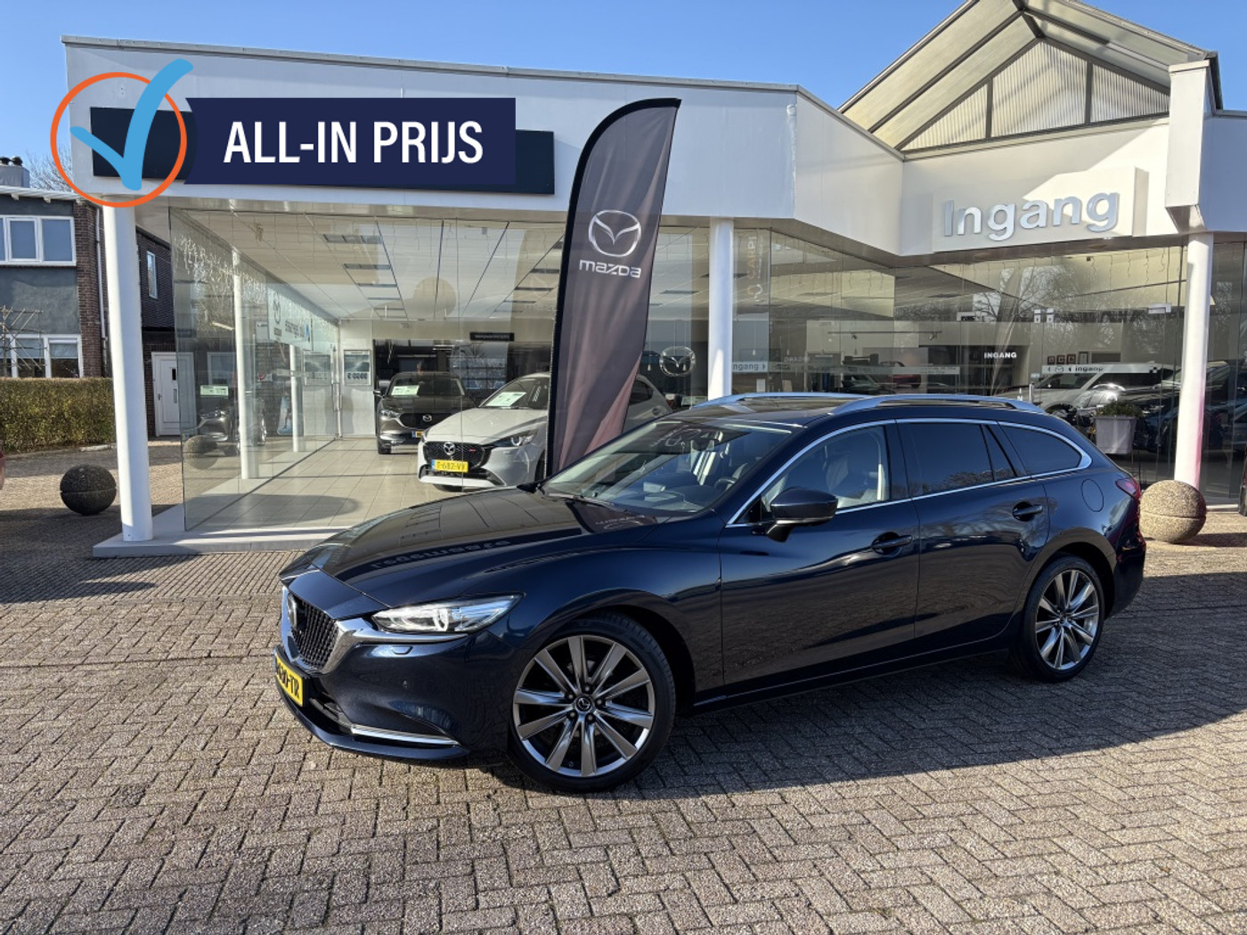 Mazda Mazda6 2.0 S.A.-G Luxury black leather 2020 - voorkant