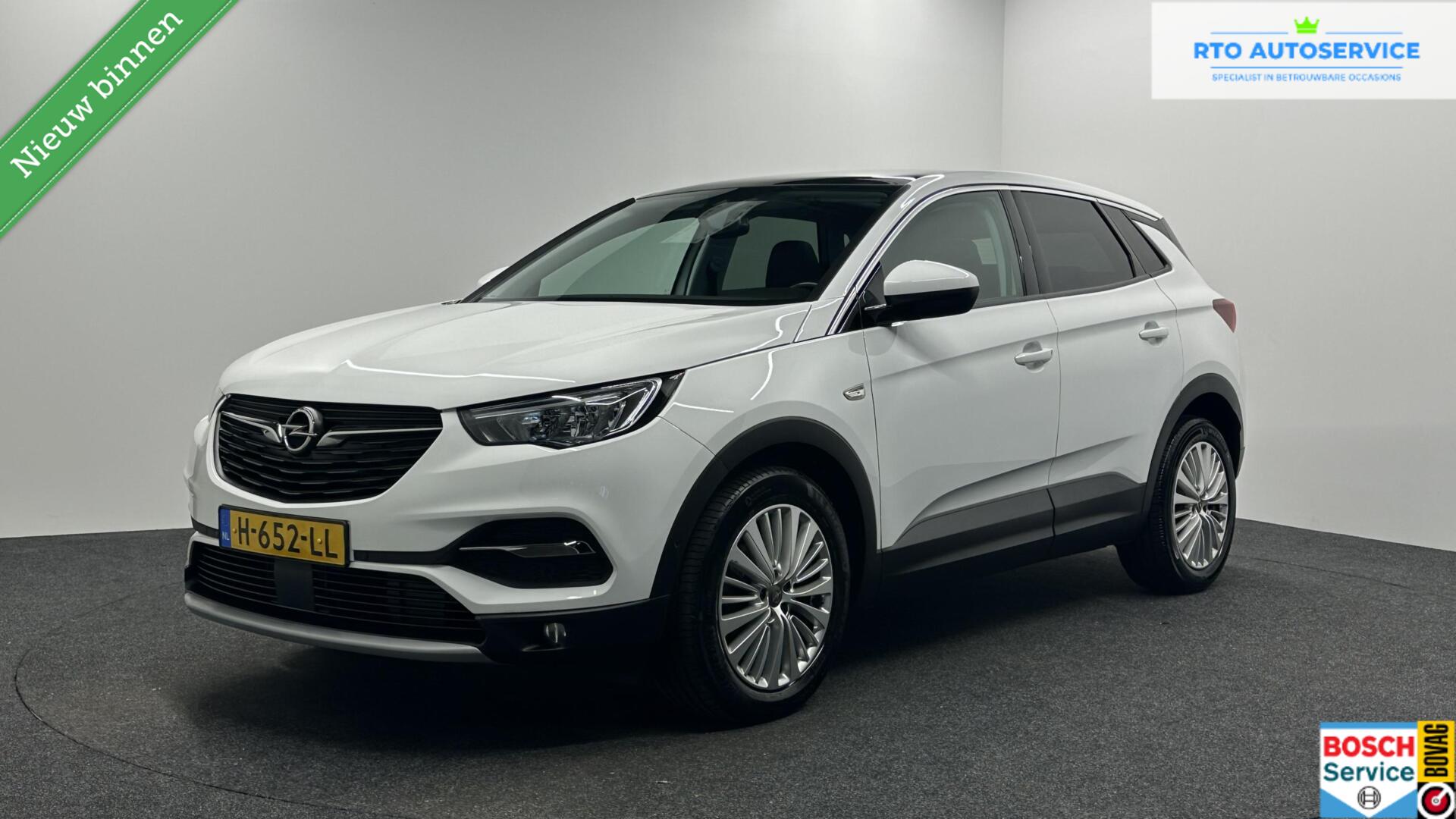 Opel Grandland X 1.2 Turbo Innovation PANO CAMERA LM ECC CRUISE CARPLAY NAVI. 2020 - voorkant