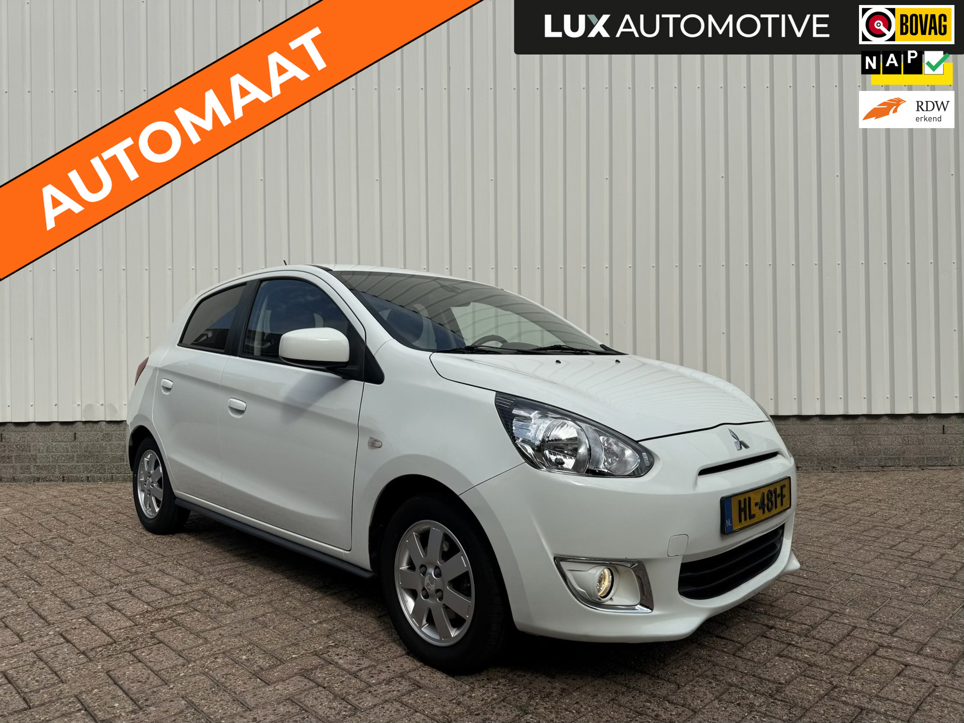 Mitsubishi Mitsubishi Space Star 1.0 Bright Automaat, Climate, Leder, Cruise, NAP 2015 - voorkant
