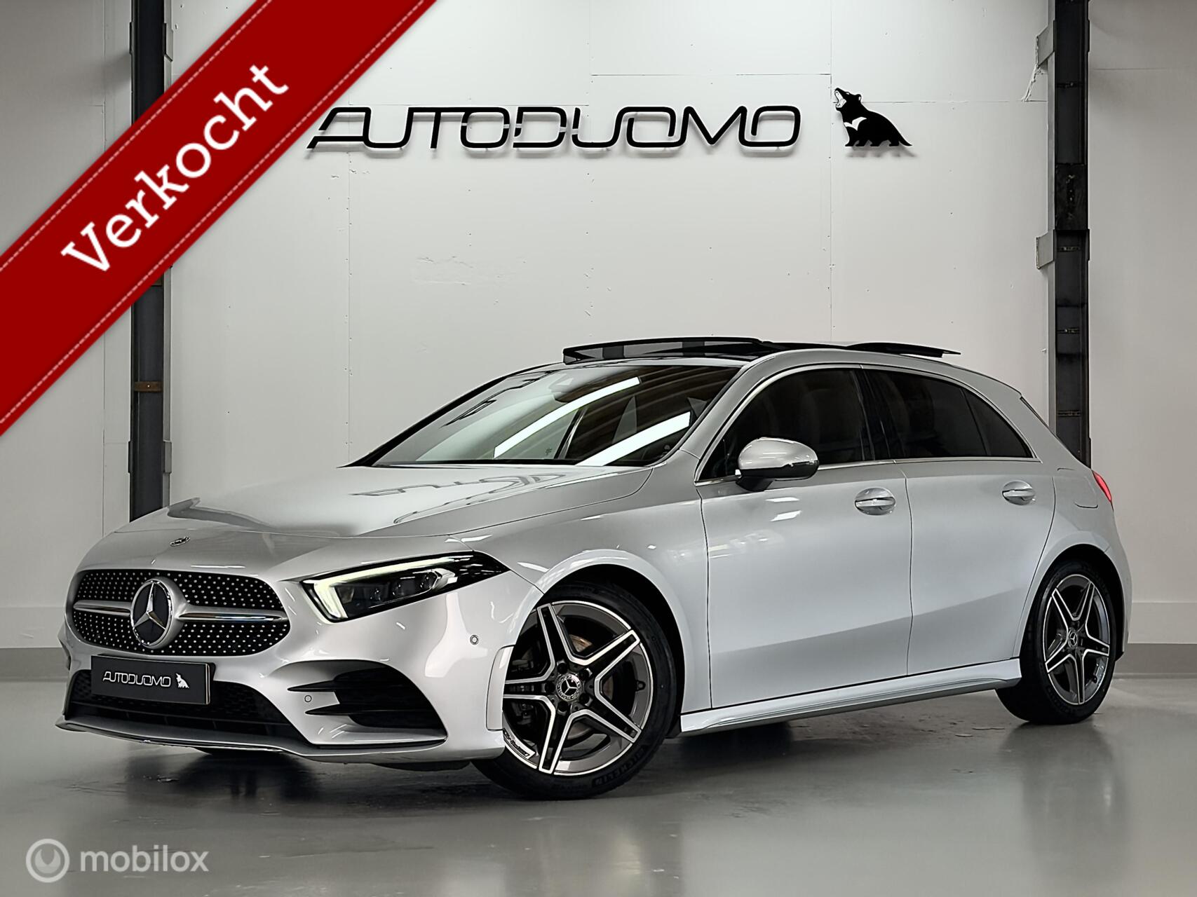 Mercedes-Benz A 180 180 Business Sol. AMG | Pano | Multibeam | Memory |  Sfeer | | Cam | Leer/Alca. | Keyless | DYNAMIC 2021 - voorkant