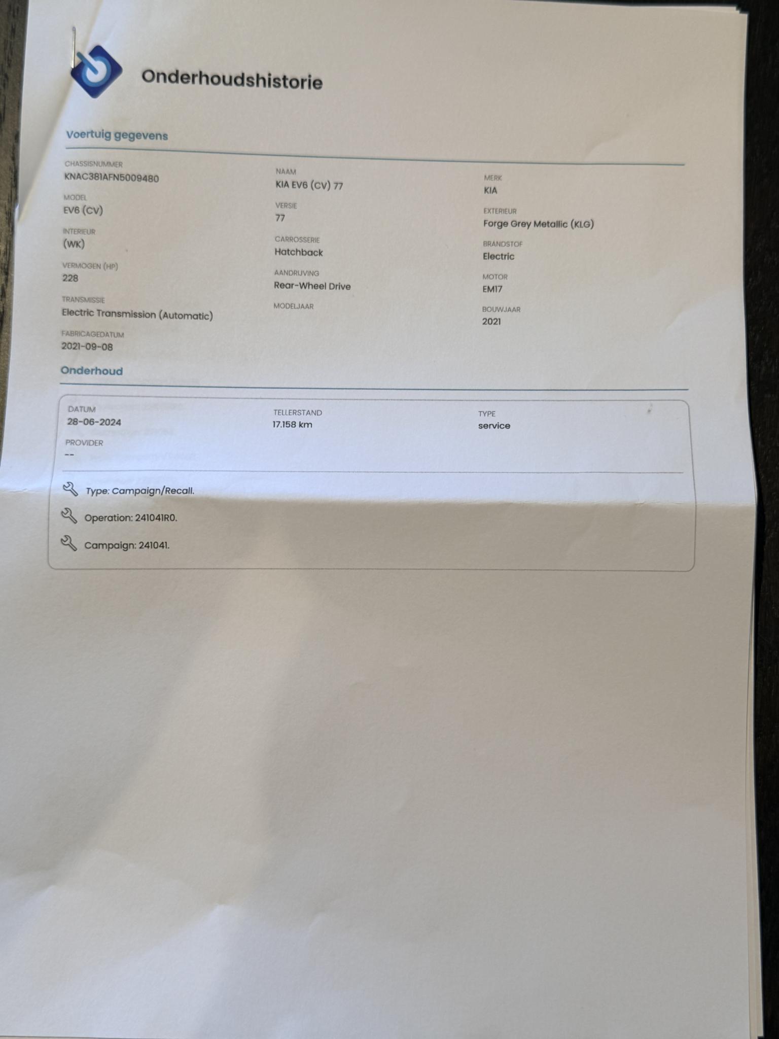 Foto van Kia Ev6