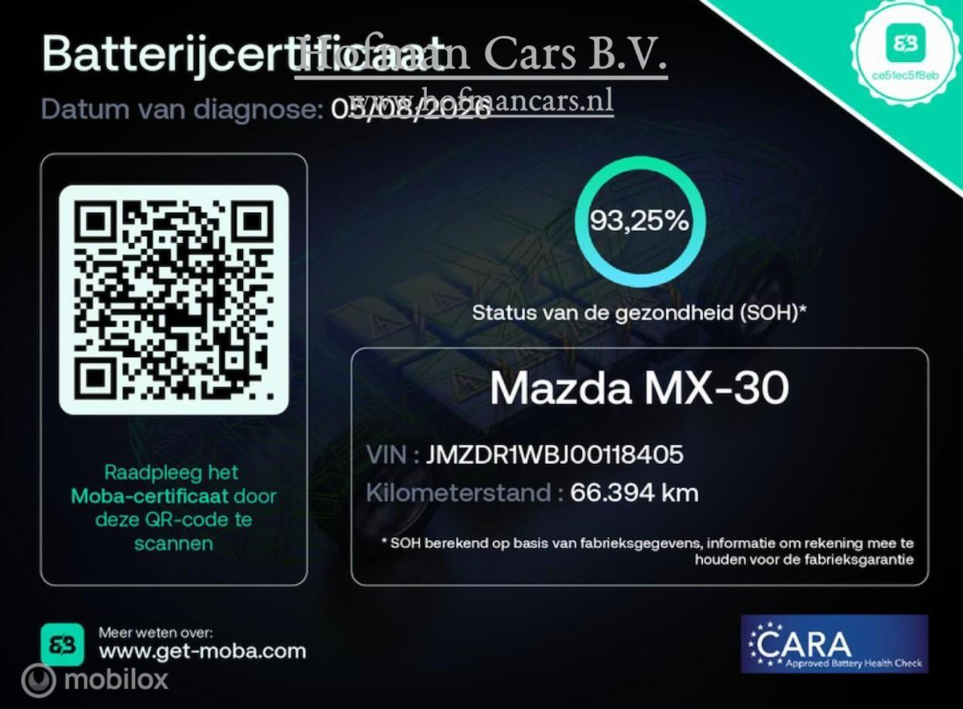 Foto van Mazda Mazda Mx-30