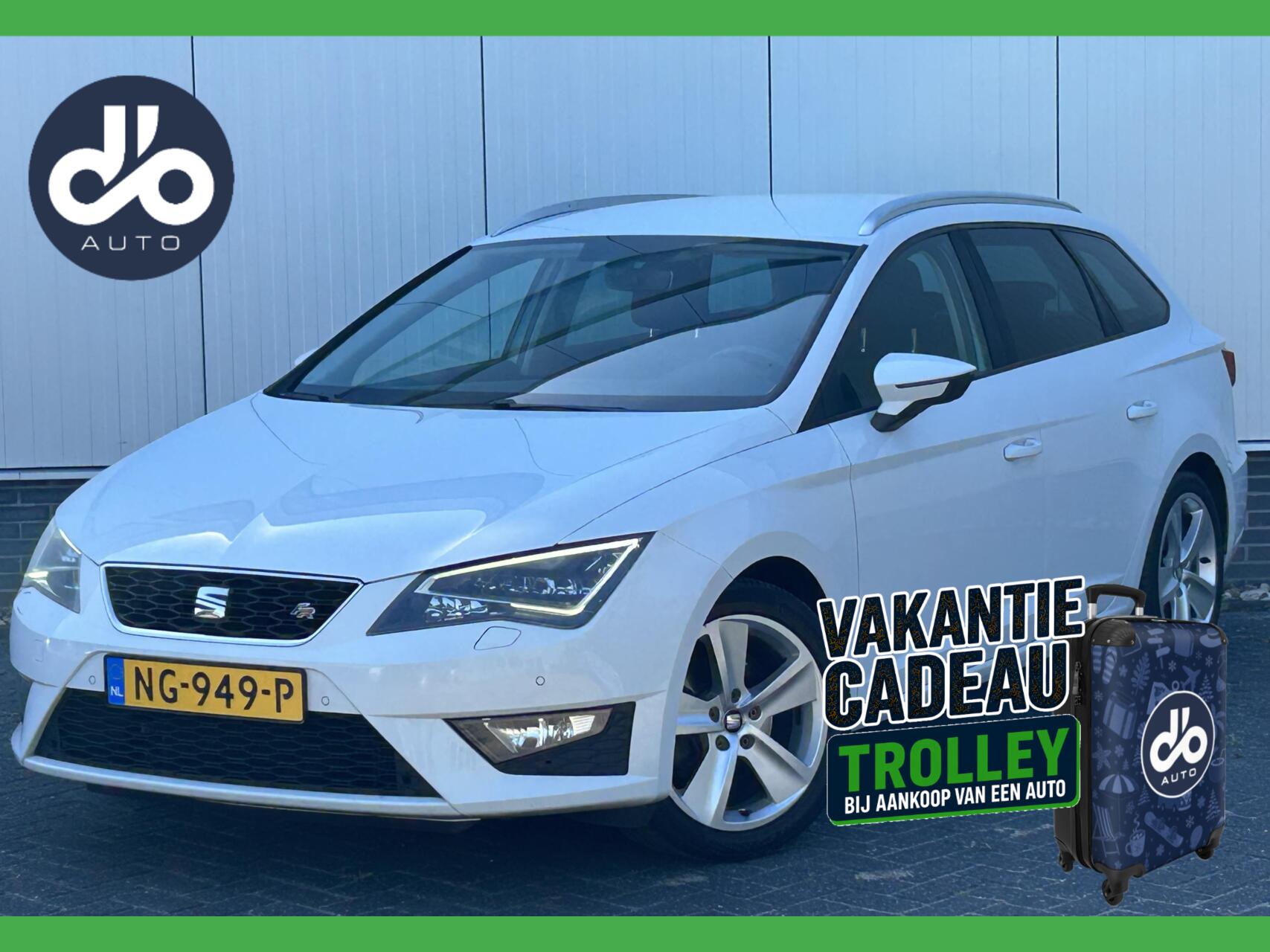 Seat Leon ST 1.4 EcoTSI 150pk FR Connect NAVI + STOEL V.W. I PDC V+A I LED 2016 - voorkant
