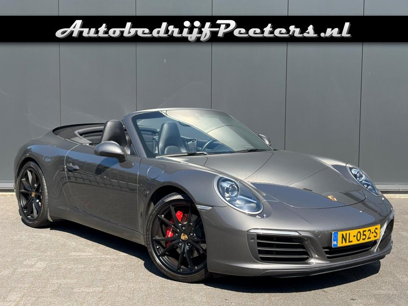 Porsche 911 Carrera Cabrio 3.0 991.2 PDK BOSE Sportuitlaat Carplay Android Stoelventilatie 2016 - voorkant