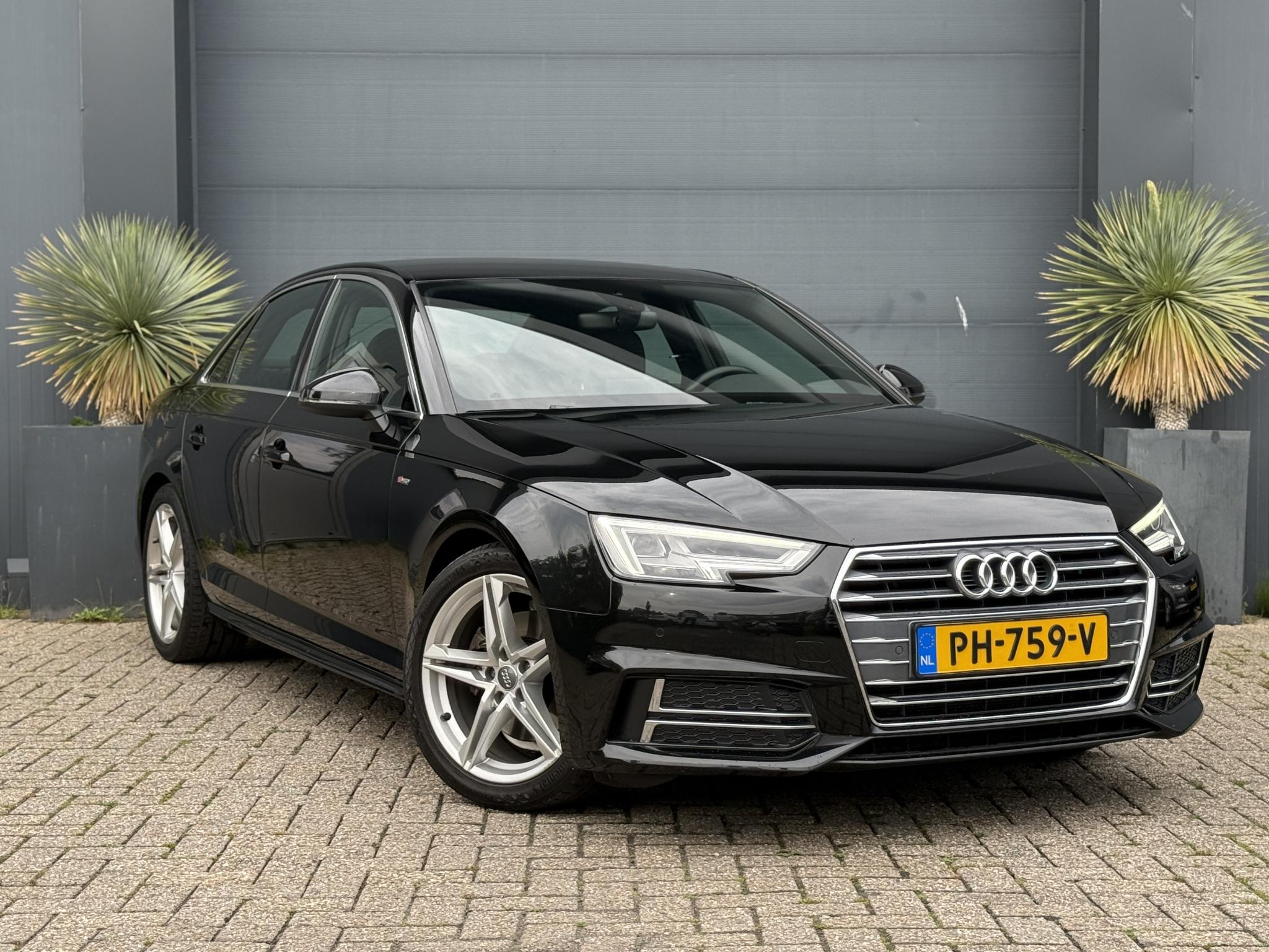 Audi A4 Limousine 1.4 TFSI 3x S-line Automaat|Navi|Cruise|Sportstoel 2017 - voorkant