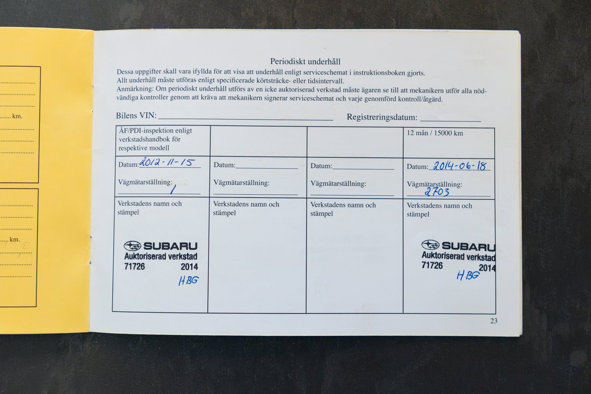 Foto van Subaru Impreza