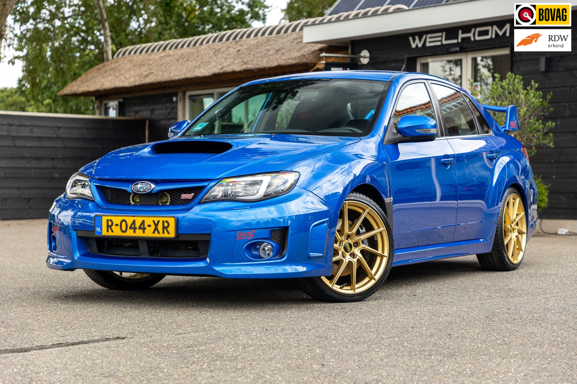 Subaru Impreza 2.5 T Sport WR Blue Pearl I Collector's item I Invidia uitlaatsysteem I Goed onderhouden I Uniek 2012 - voorkant