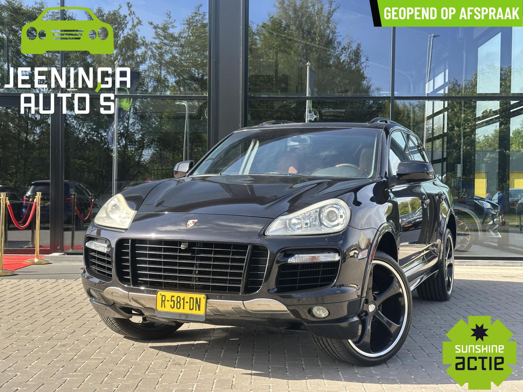 Porsche Cayenne 4.8 Turbo | Youngtimer|AppleCarPlay 2007 - voorkant