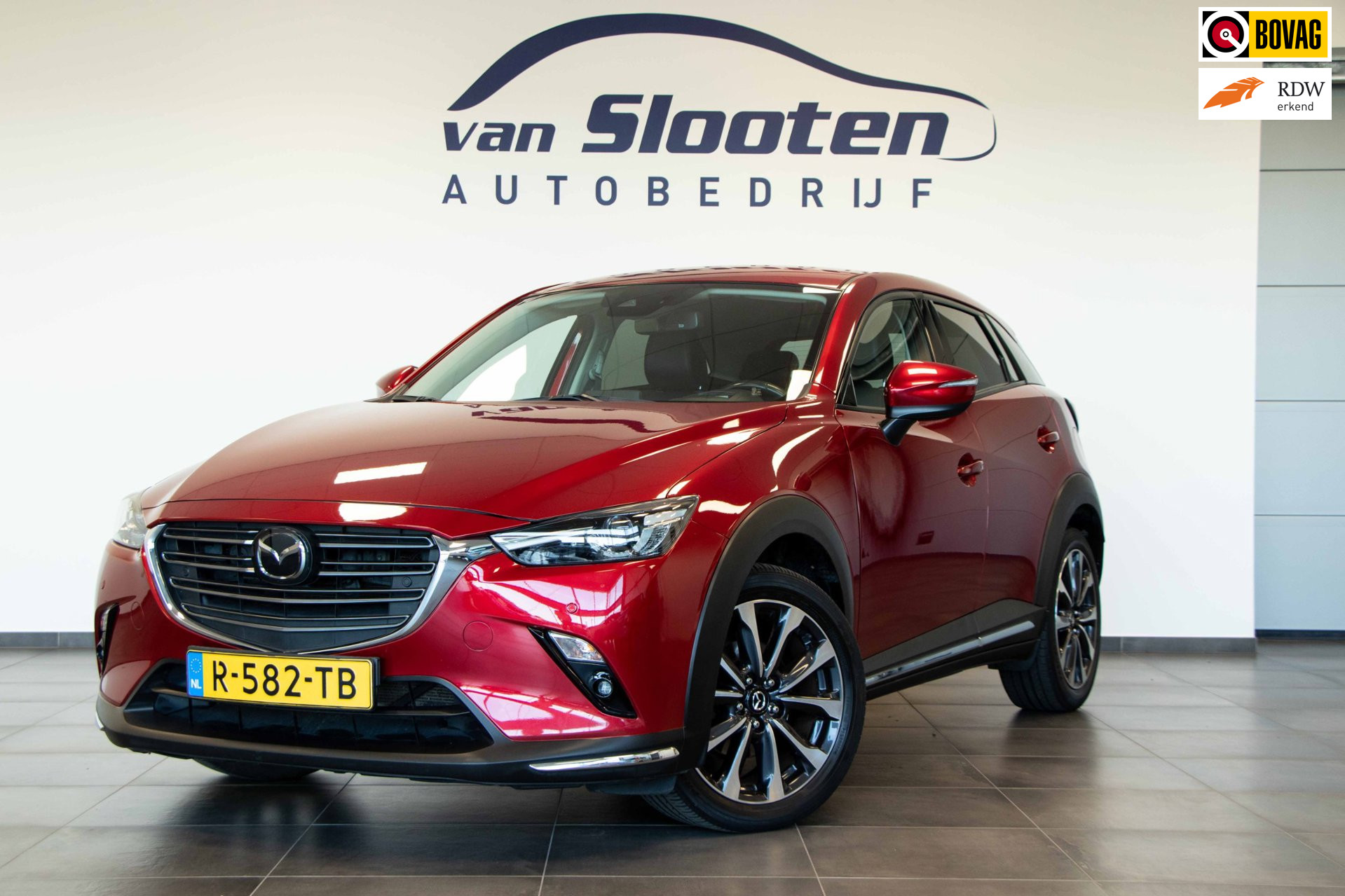 Mazda Mazda Cx-3 2.0 SkyActiv-G 120 GT-M | Automaat | DAB | AdaptieveCruiseControl | Trekhaak 2018 - voorkant