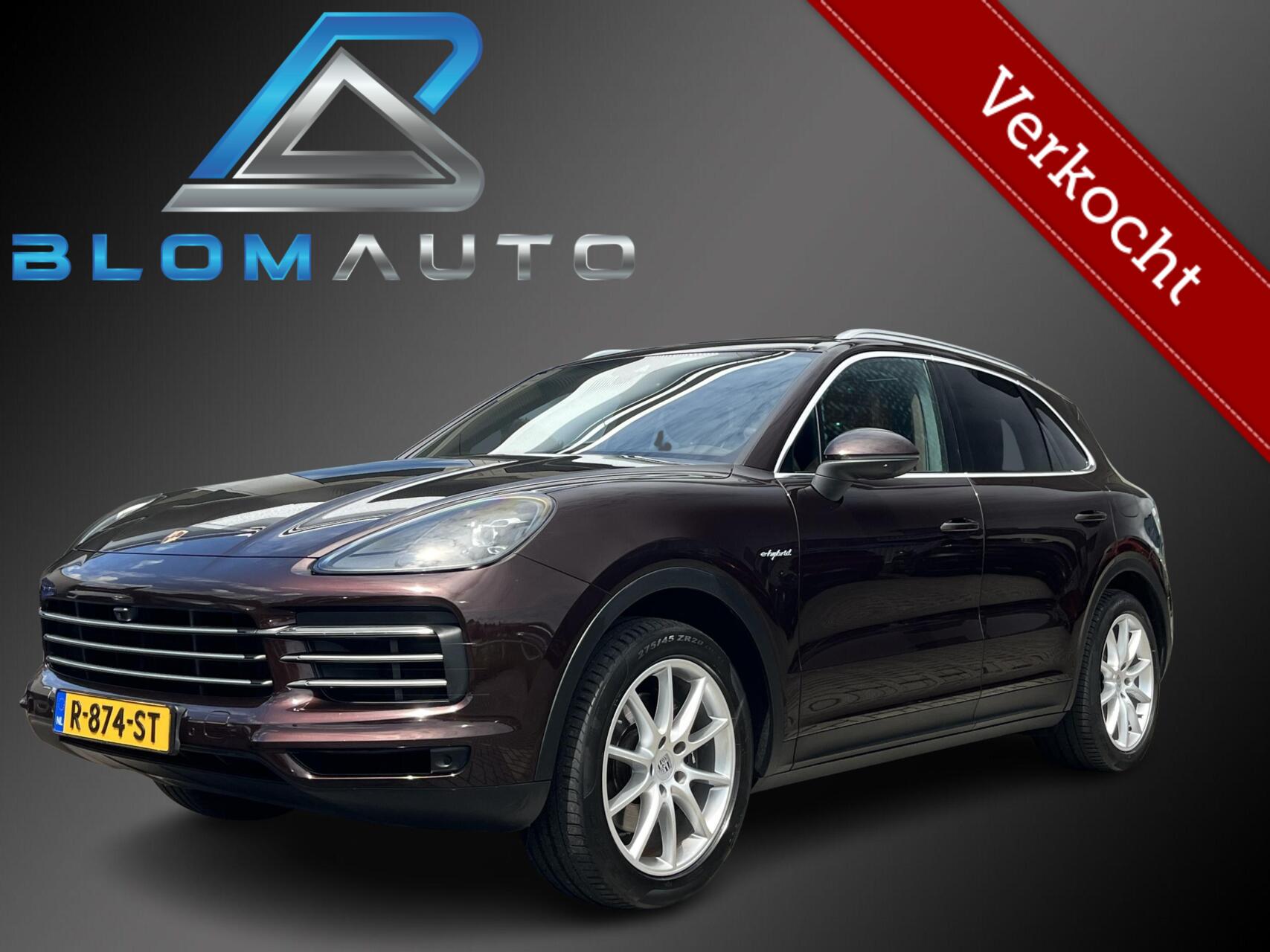 Porsche Cayenne E-hybrid 3.0 E-Hybrid 463PK PANO+CARPLAY+HRONO+TREKH 2019 - voorkant