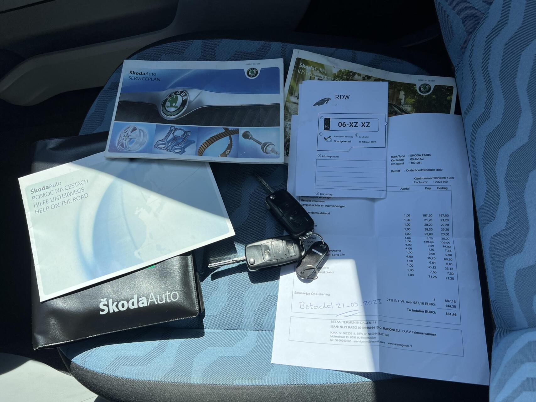 Foto van Skoda Fabia