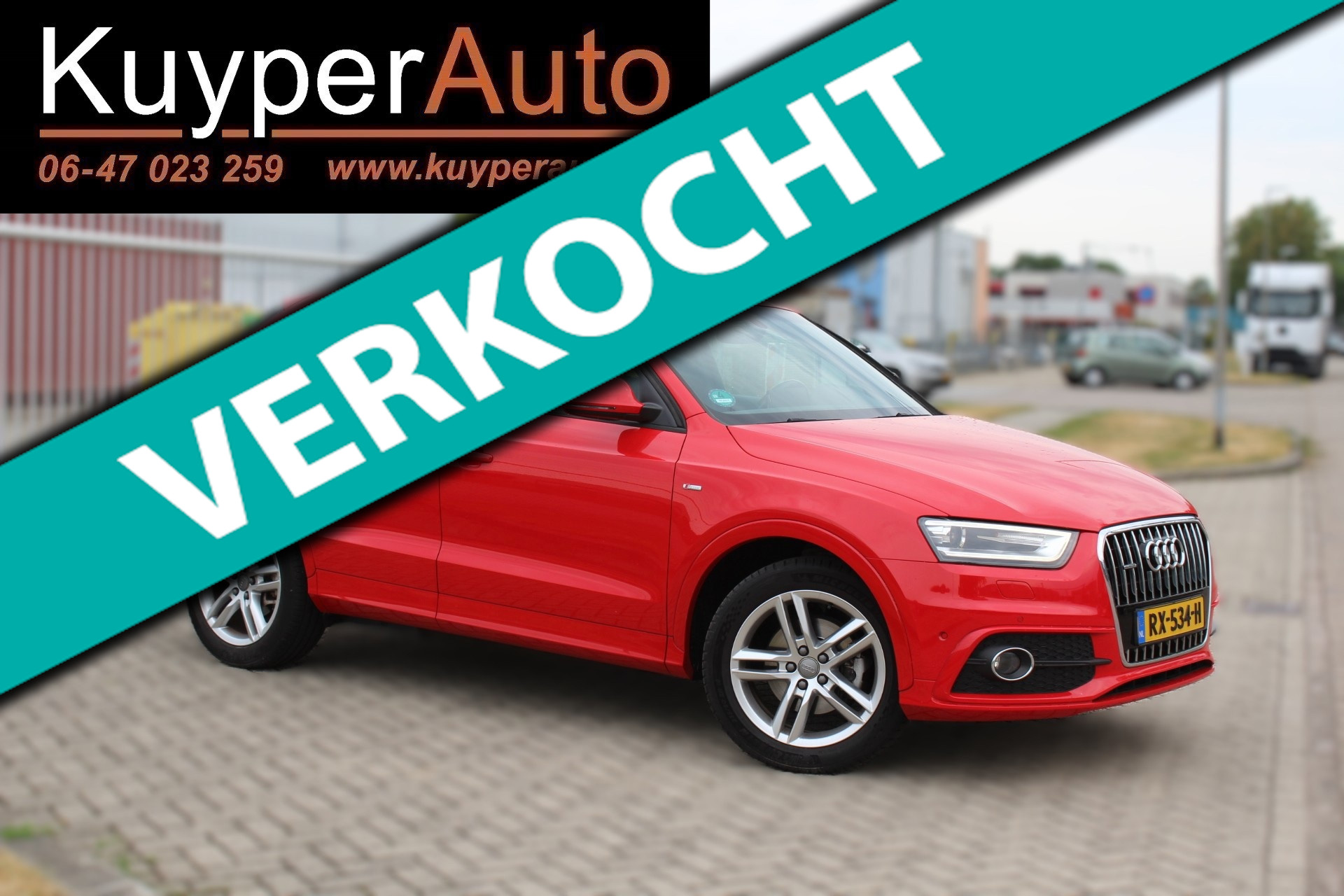 Audi Q3 2.0 TDI quattro Pro Line S half leder bomvol opties 2013 - voorkant