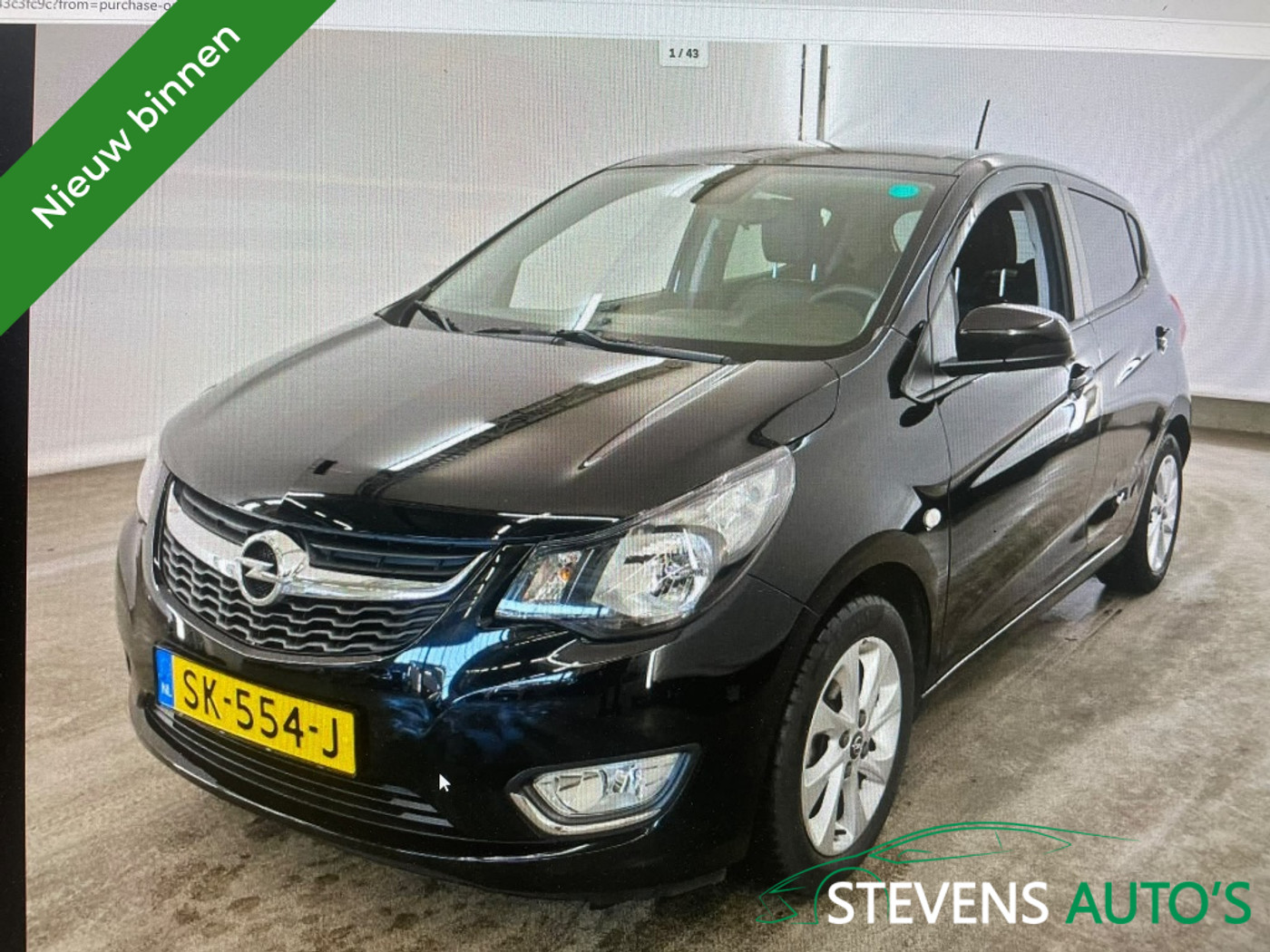 Opel Karl / Viva 1.0 ecoFL Innovation STOEL&STUUR VERW. / CLIMA / CRUISE / PDC / CARPLAY / ANDROID / LMV 2018 - voorkant