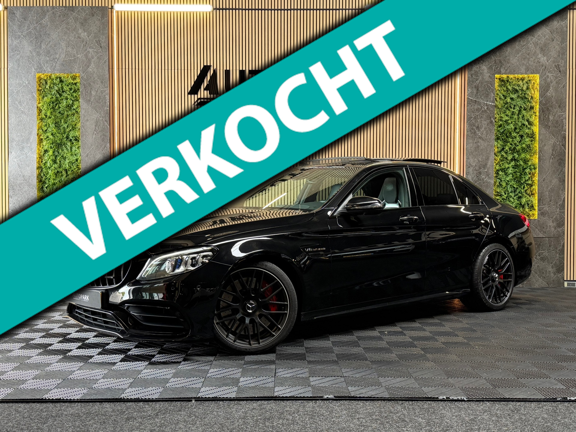 Mercedes-Benz AMG C 63 S AMG 63 S |PANO|360 CAM|STOELVERKOELING|HUD|KBURMESTER|MEMORY|SFEERVERLICHTING|DEALERONDERHOUDEN|VOL! 2019 - voorkant