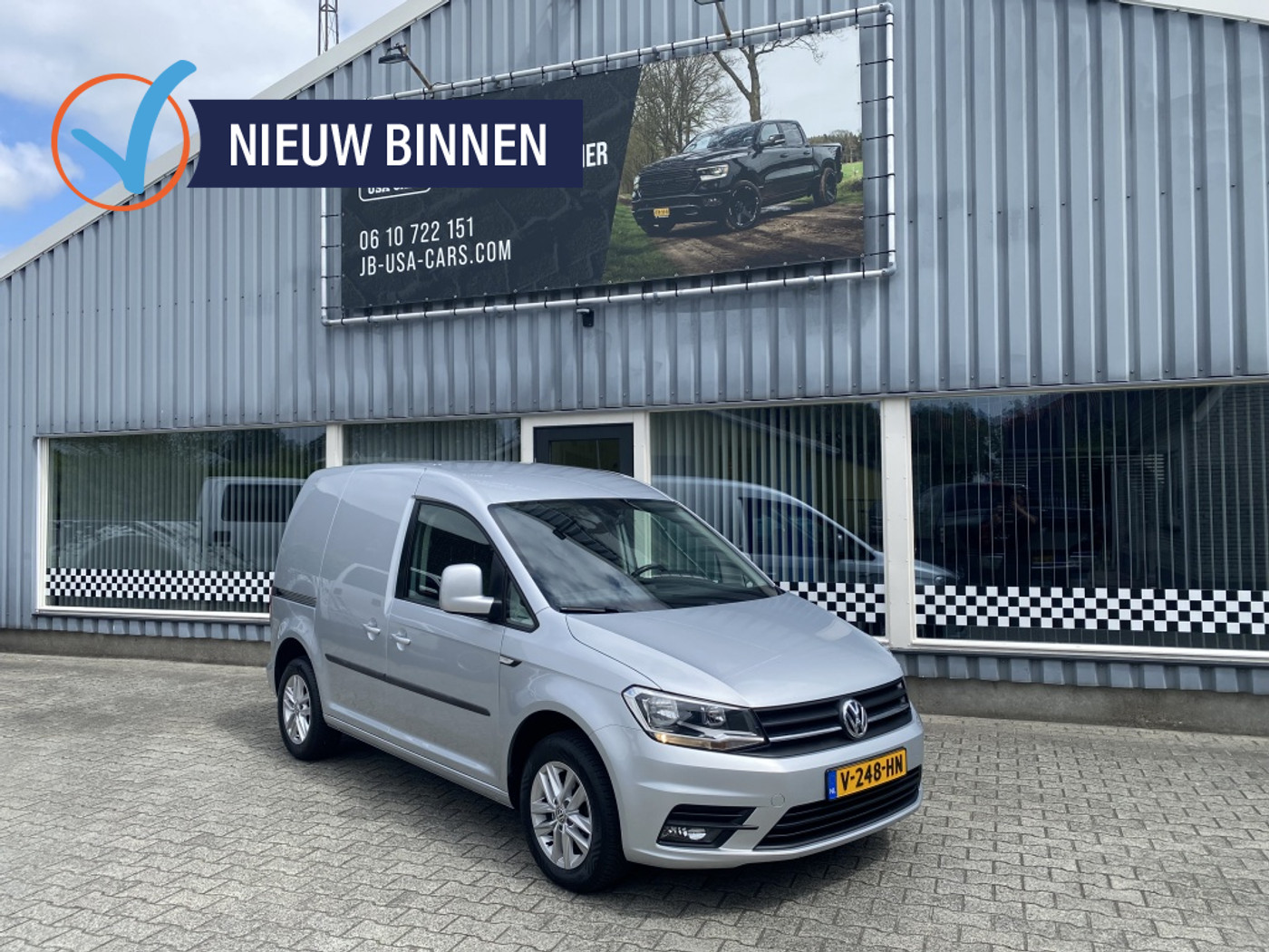 Volkswagen Caddy 2.0 TDI L1H1 Netjes 2017 - voorkant