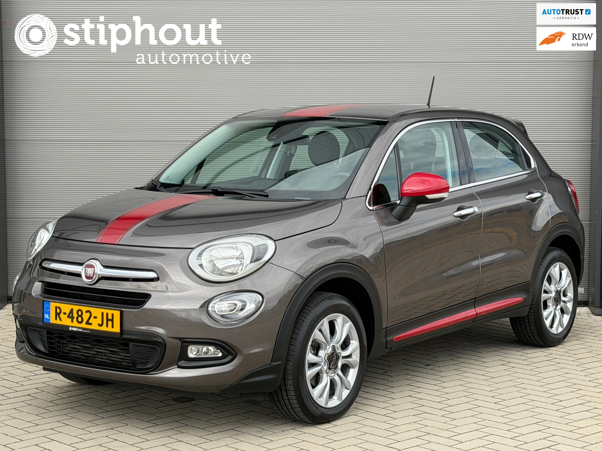 Fiat Fiat 500x 1.4 Turbo MultiAir Lounge Automaat | Trekhaak | Navigatie | Volledig onderhouden 2016 - voorkant