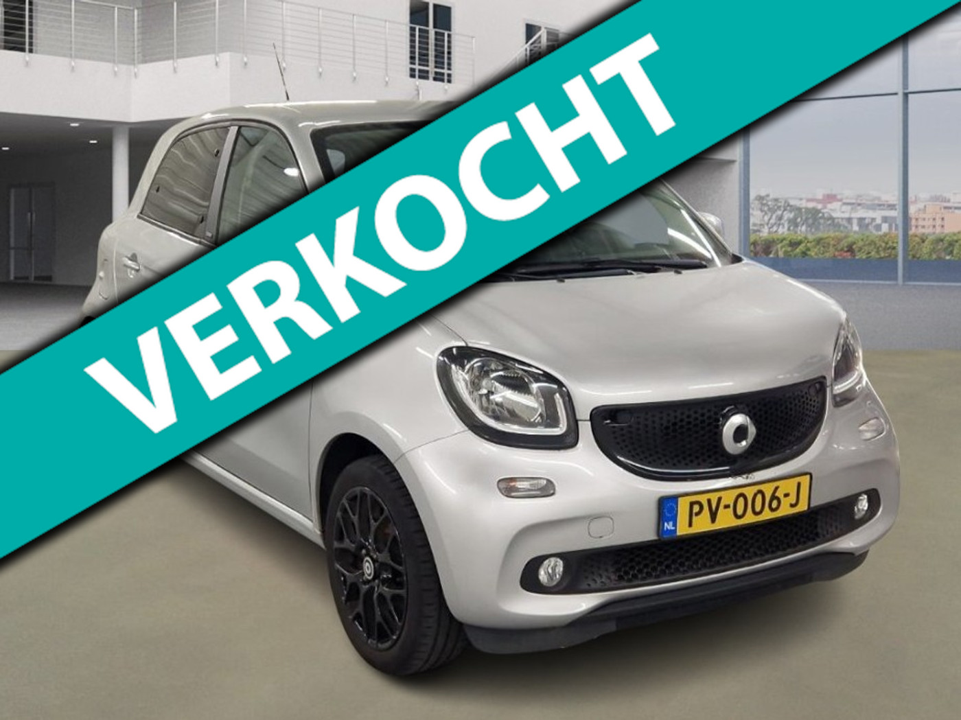 Smart Forfour 1.0 Turbo Passion Automaat 2e Eig. 36.100 km +NAP NL-auto 2017 - voorkant