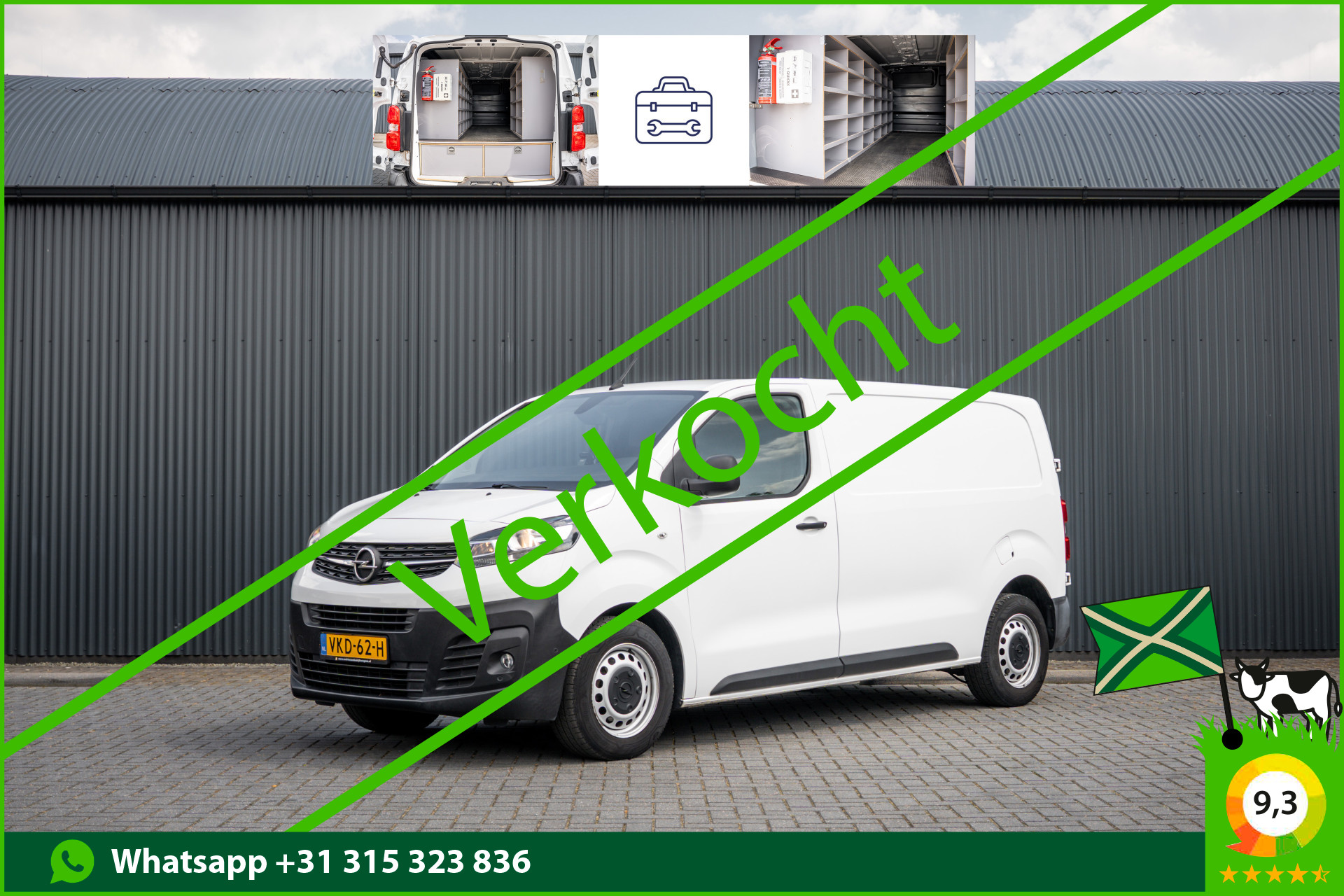 Opel Vivaro 1.5 L2H1 | 3-Zits | 1e Eigenaar | Cruise | Airco 2021 - voorkant