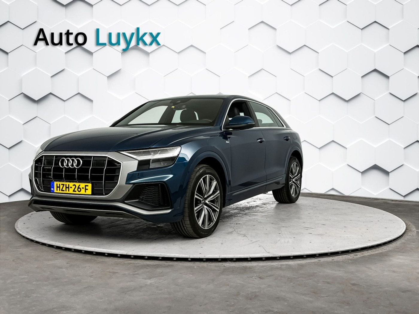 Audi Q8 55 TFSI E 55 TFSI-e quattro S-Line | Panoramadak | Luchtvering | 21'' L.M. Velgen 2021 - voorkant