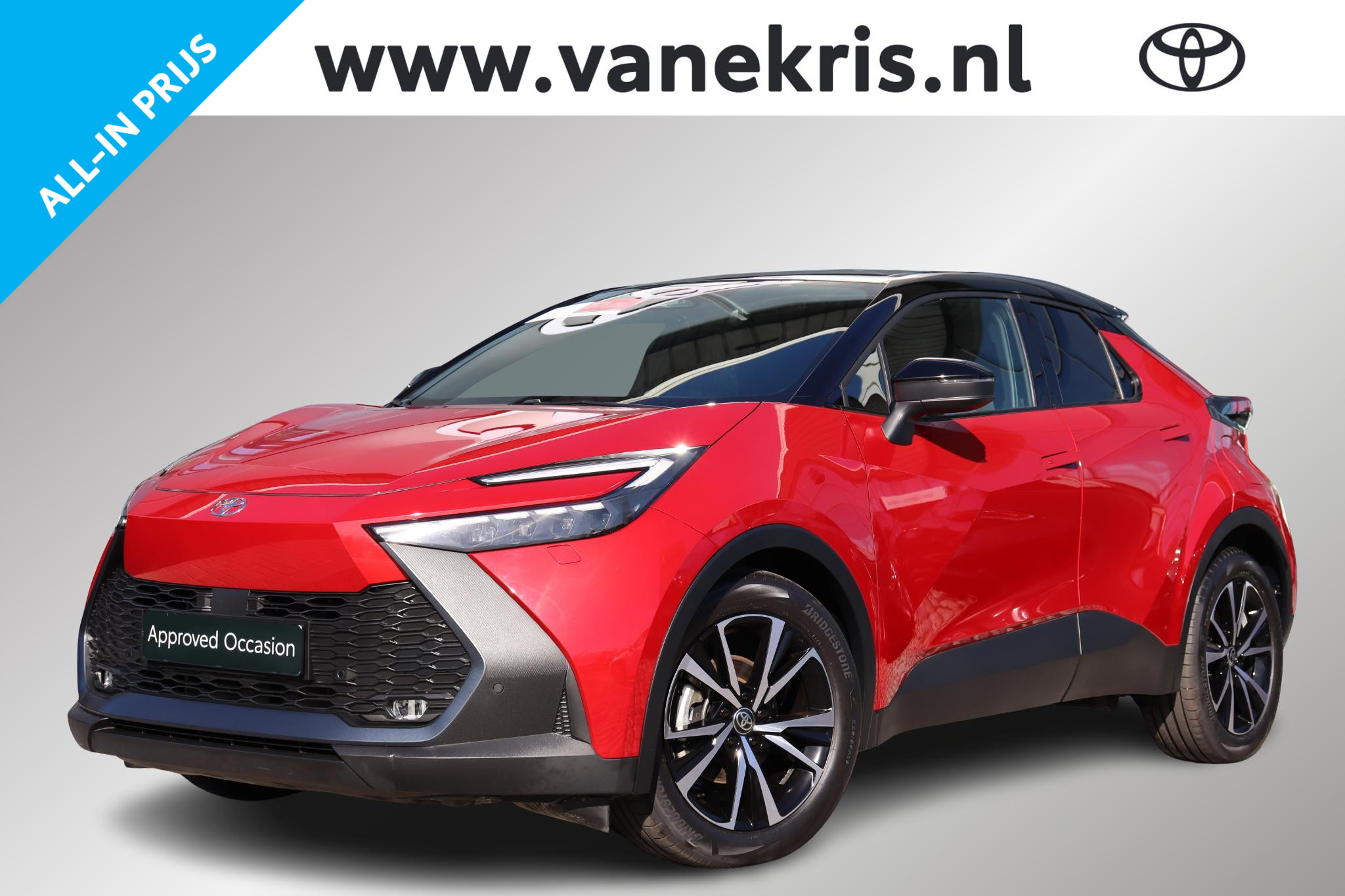 Toyota C-hr 1.8 Hybrid 140 First Edition, Limited Bi-Tone 2025 - voorkant