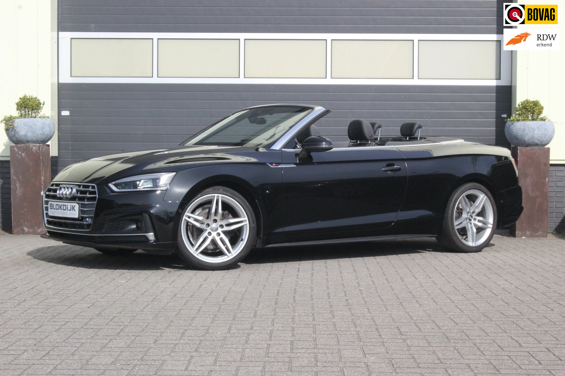 Audi A5 Cabriolet 2.0 TFSI Sport S-Line | Nekverwarming | 2018 - voorkant