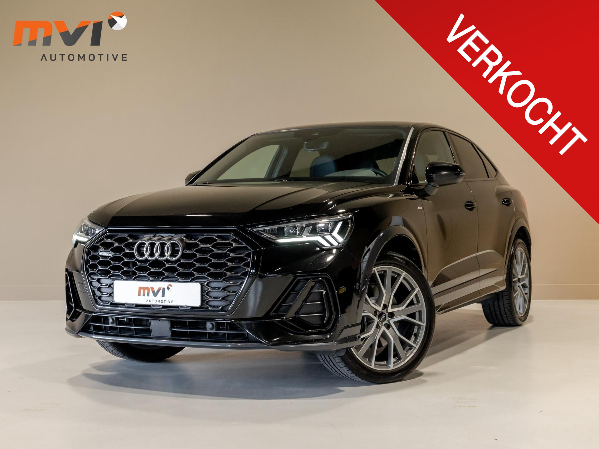 Audi Q3 Sportback 45 TFSI quattro 2x S-Line / 230pk / Panorama dak 2019 - voorkant
