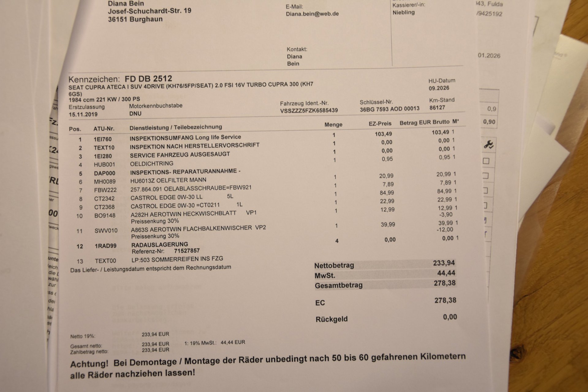 Foto van Cupra Ateca