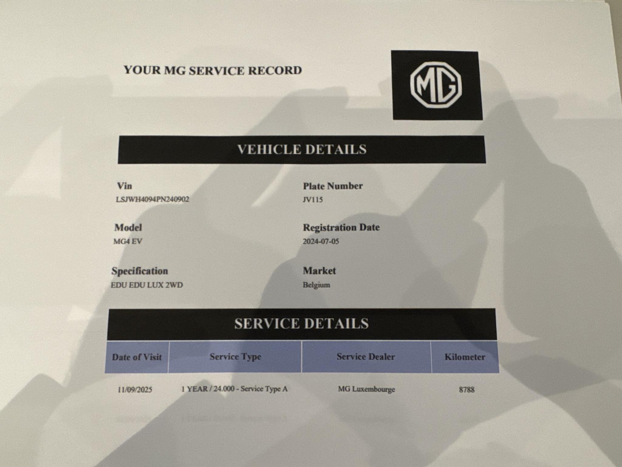Foto van MG Mg4 Electric