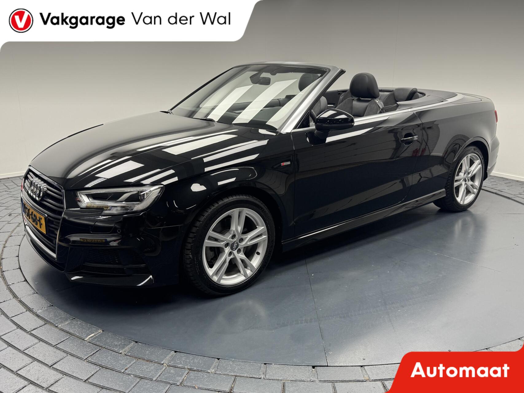 Audi A3 Cabriolet 40 TFSI 190PK Quattro S-Line Automaat-Navigatie-Cr.contr-Clima-Carplay-Stoelverwarming-Parkeersensoren-Virtual-Lm17''velgen 2020 - voorkant