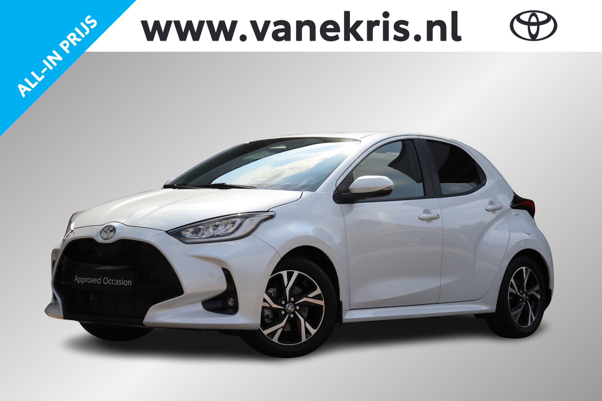 Toyota Yaris 1.5 Hybrid 115 Dynamic, Comfortpack, 1e Eigenaar 2024 - voorkant