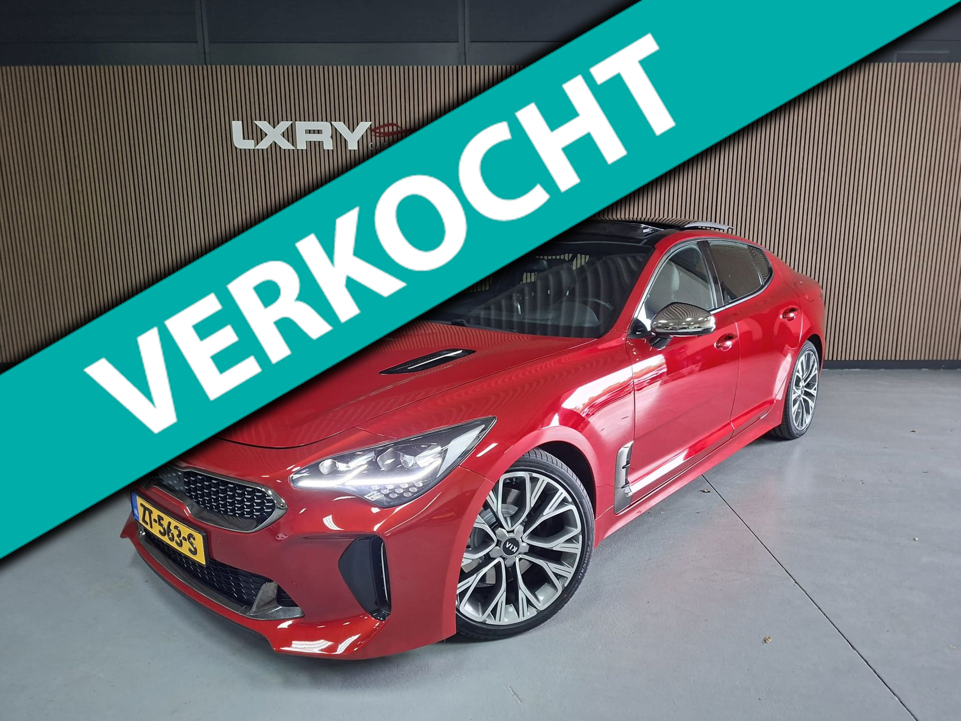 Kia Stinger 2.0 T-GDI GT-Line | Clima | Navi | Pano | Cruise | Camera | Stuur & Stoelverwarming | 2017 - voorkant