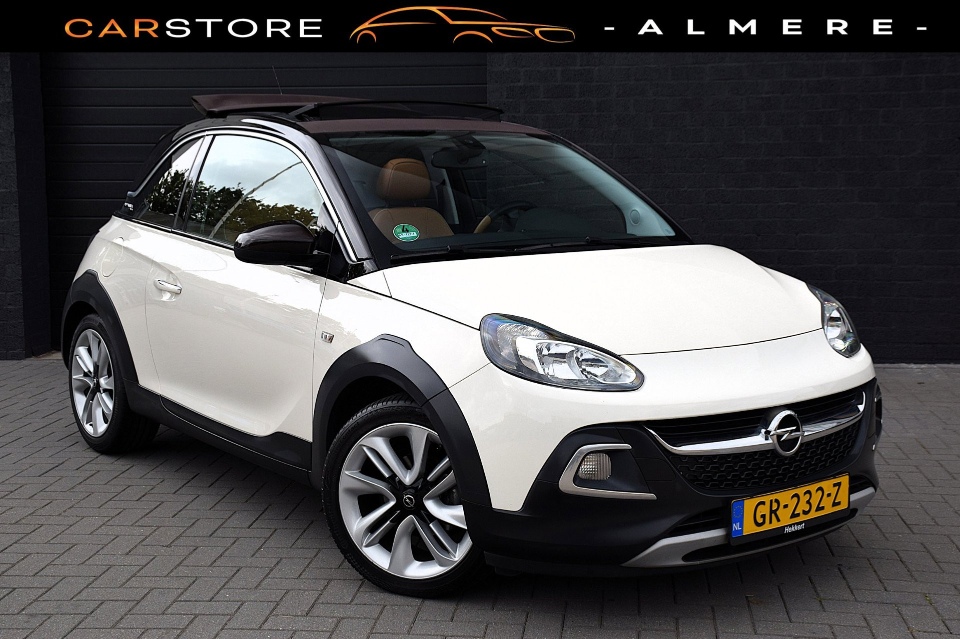Opel Adam 1.0 Turbo Rocks*2e eig*Cabrio-top*Dealer oh*NL auto*2015* 2015 - voorkant