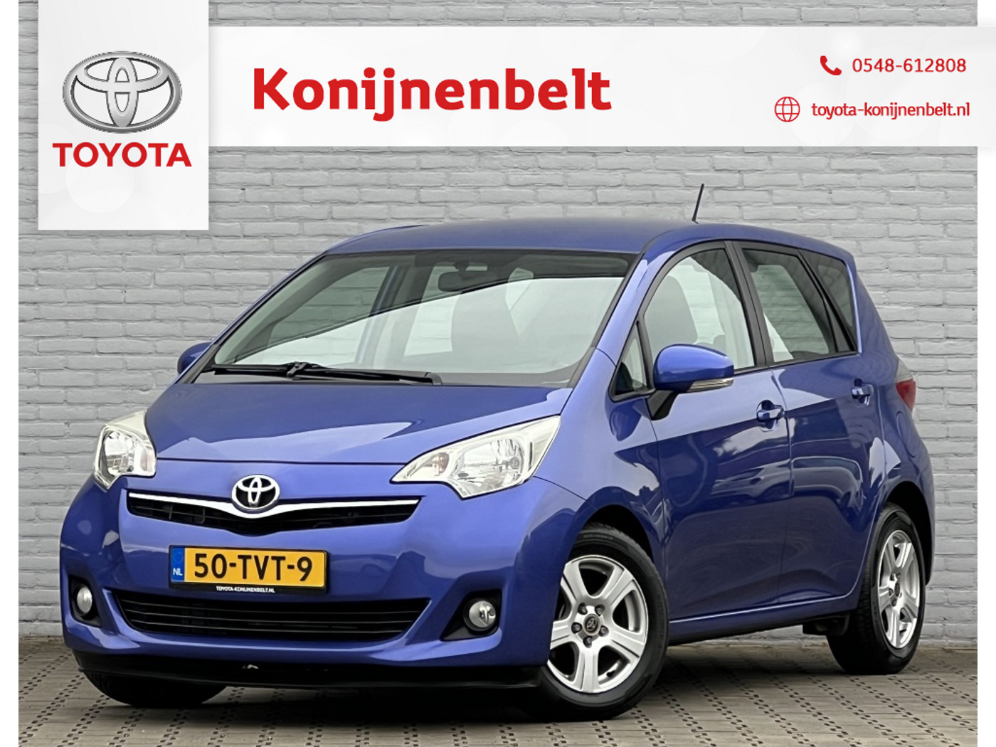 Toyota Toyota Verso-s 1.3 VVT-i Aspiration Automaat | NL auto | Trekhaak | Clima | 4s banden 2012 - voorkant