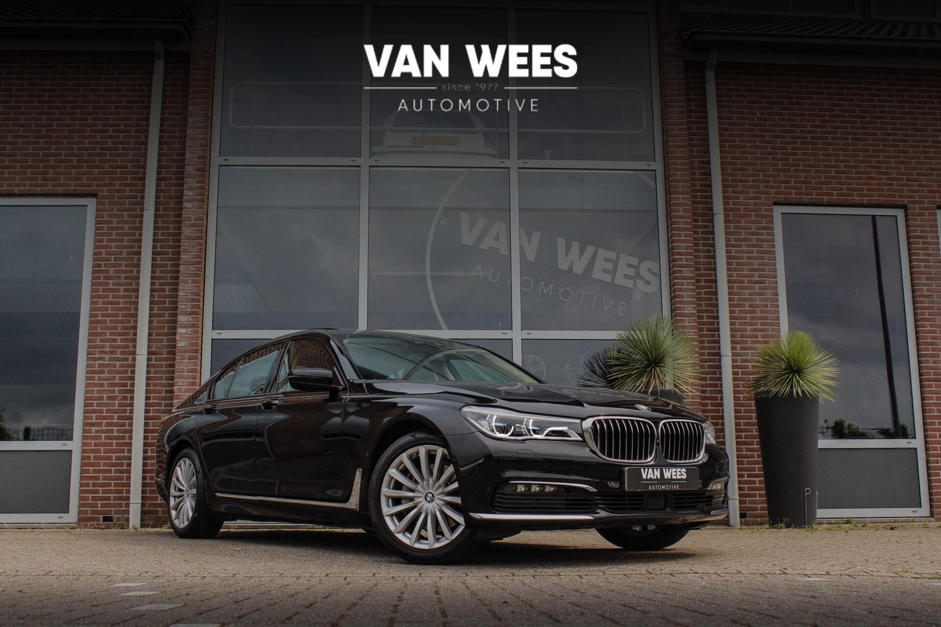 BMW 7-serie 740i High Executive | 2e eigenaar | Camera | Laser | Head-up | Dakraam | 19 inch | Soft-close | Massage | 6 cilinder | 326 pk | Origineel | Keyless entry/Go 2018 - voorkant
