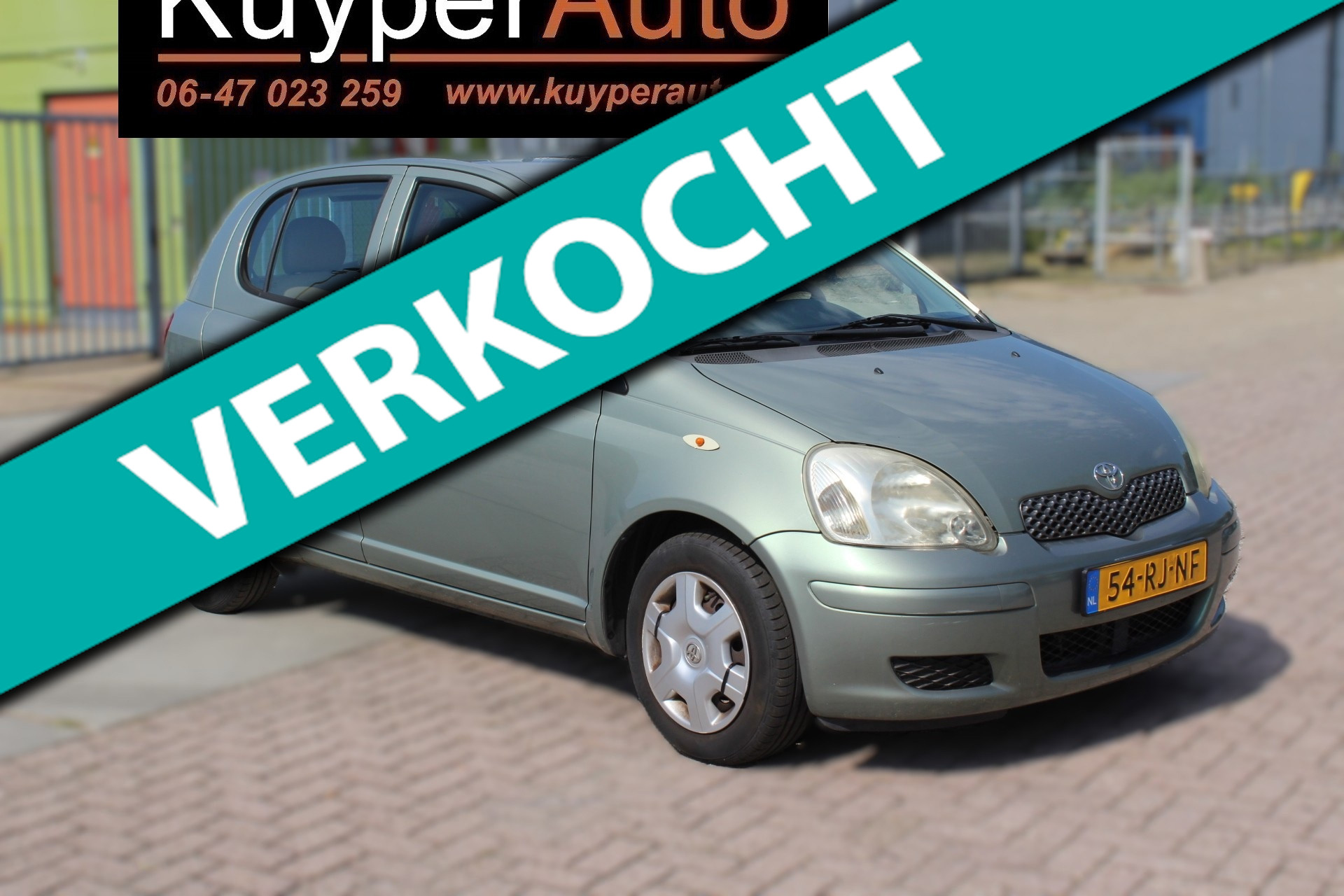 Toyota Yaris 1.3 VVT-i Sol automaat airco leder TREKHAAK 5 DRS 2005 - voorkant