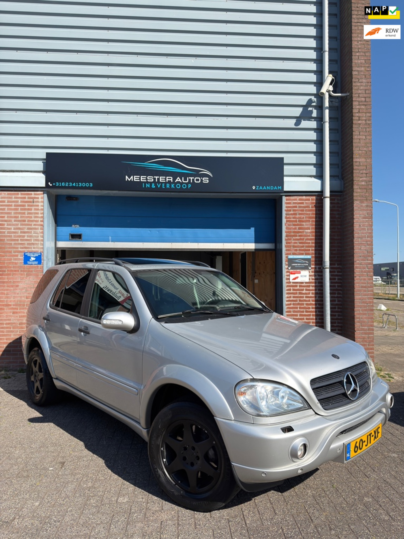 Mercedes-Benz ML 320 320 YOUNGTIMER VOL OPTIES TREKHAAK 2002 - voorkant