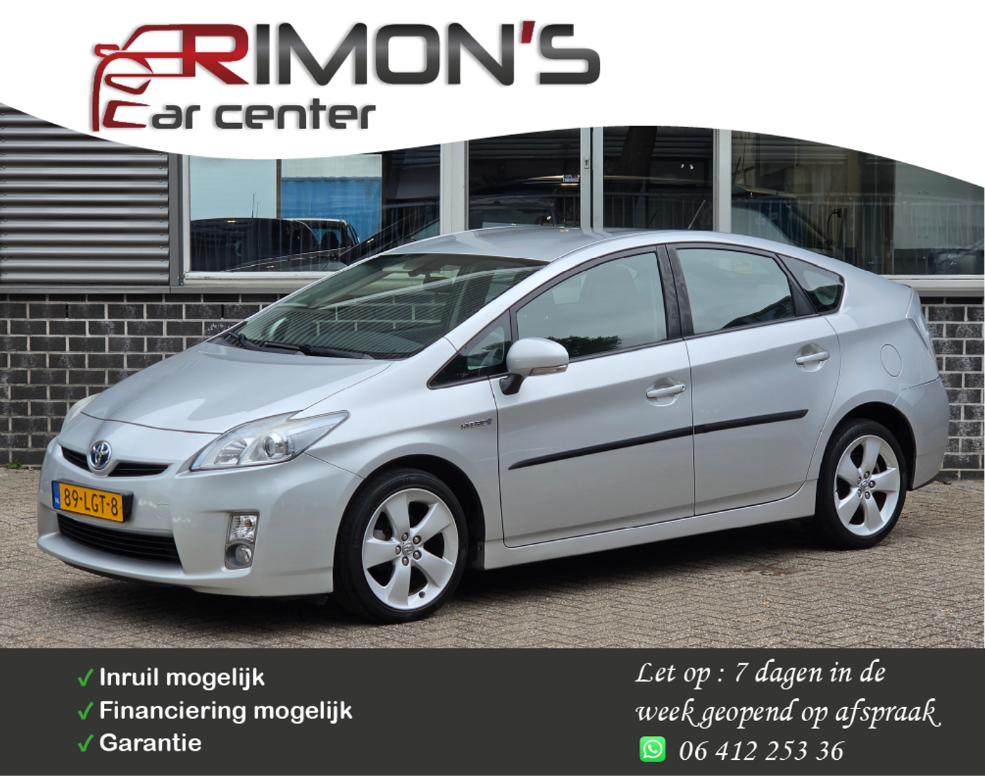 Toyota Toyota Prius 1.8 Aspiration Camera Headup Display Nabi Cruise Controle 2010 - voorkant