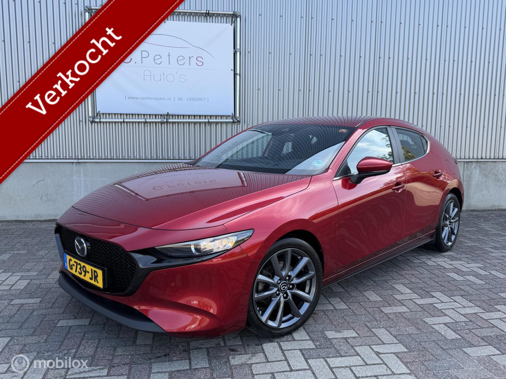 Mazda Mazda3 2.0 e-SkyActiv-G M Hybrid 122 Comfort Automaat 2019 / Carplay / Camera / Adaptief Cruise / Xenon / Stoelverwarming / NAP 2019 - voorkant