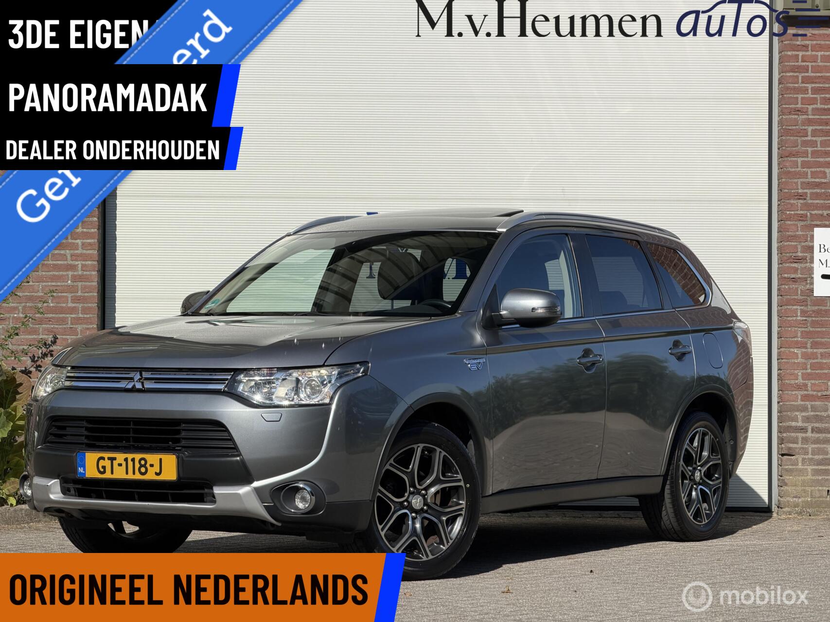 Mitsubishi Mitsubishi Outlander 2.0 PHEV Instyle+ Pano Trekhaak Camera Leder 2015 - voorkant