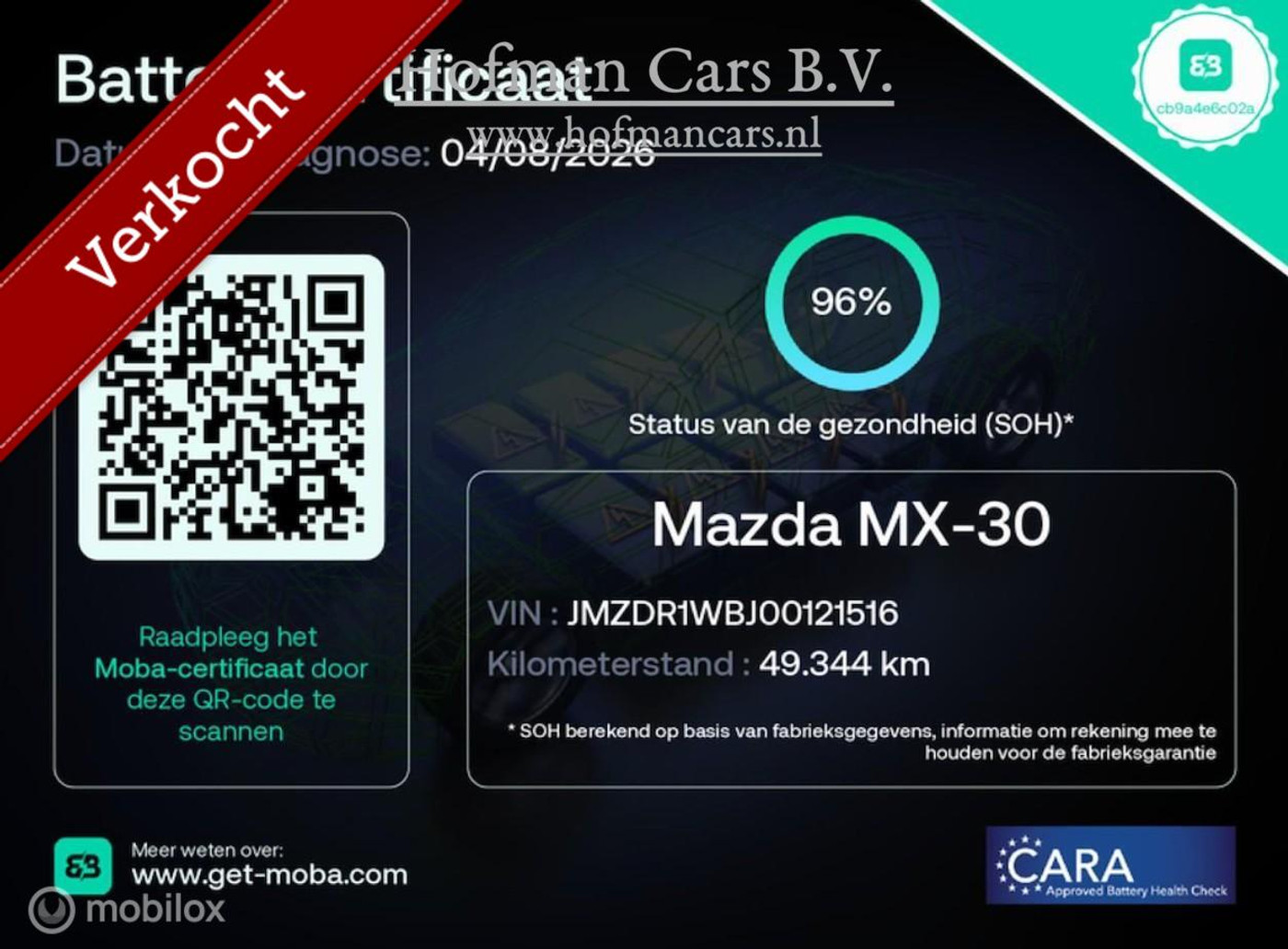 Foto van Mazda Mazda Mx-30
