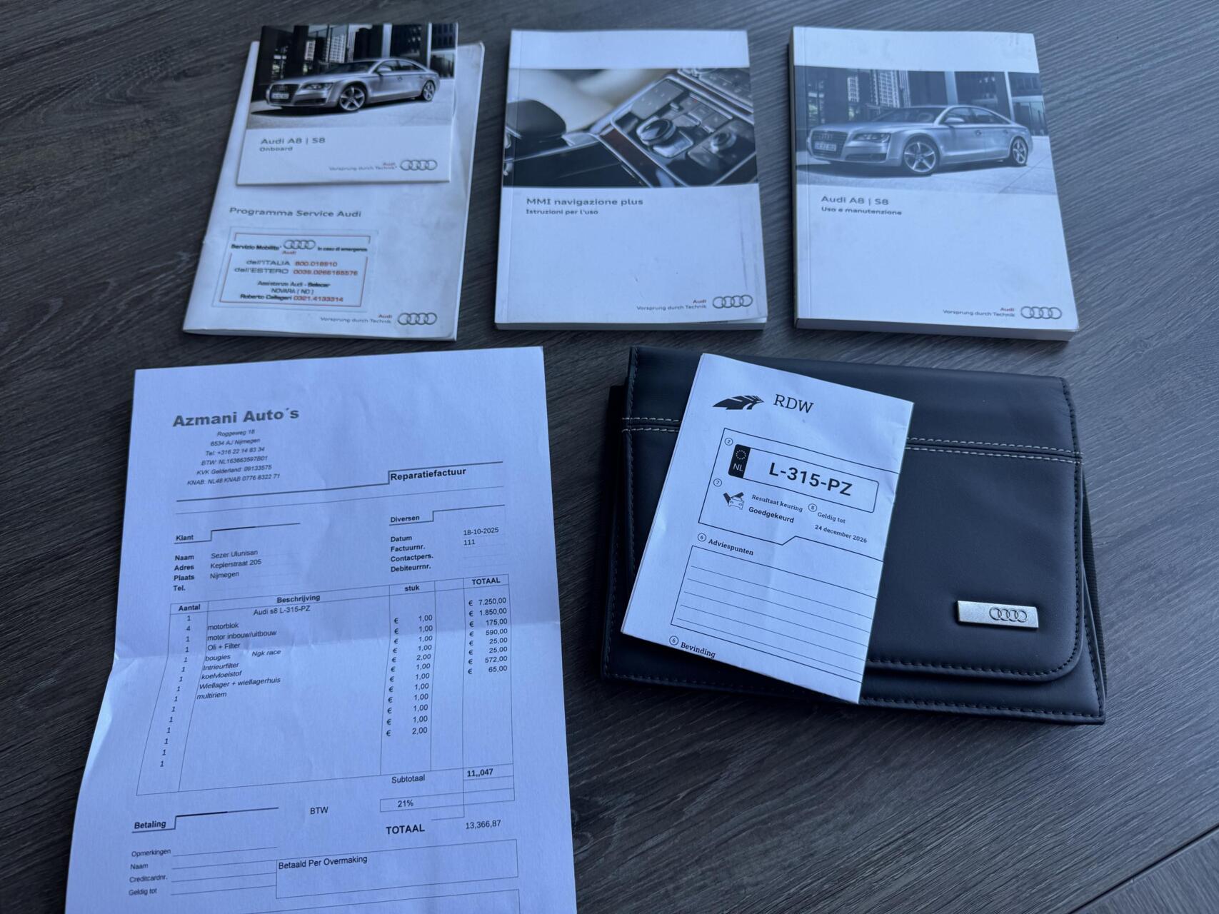 Foto van Audi S8
