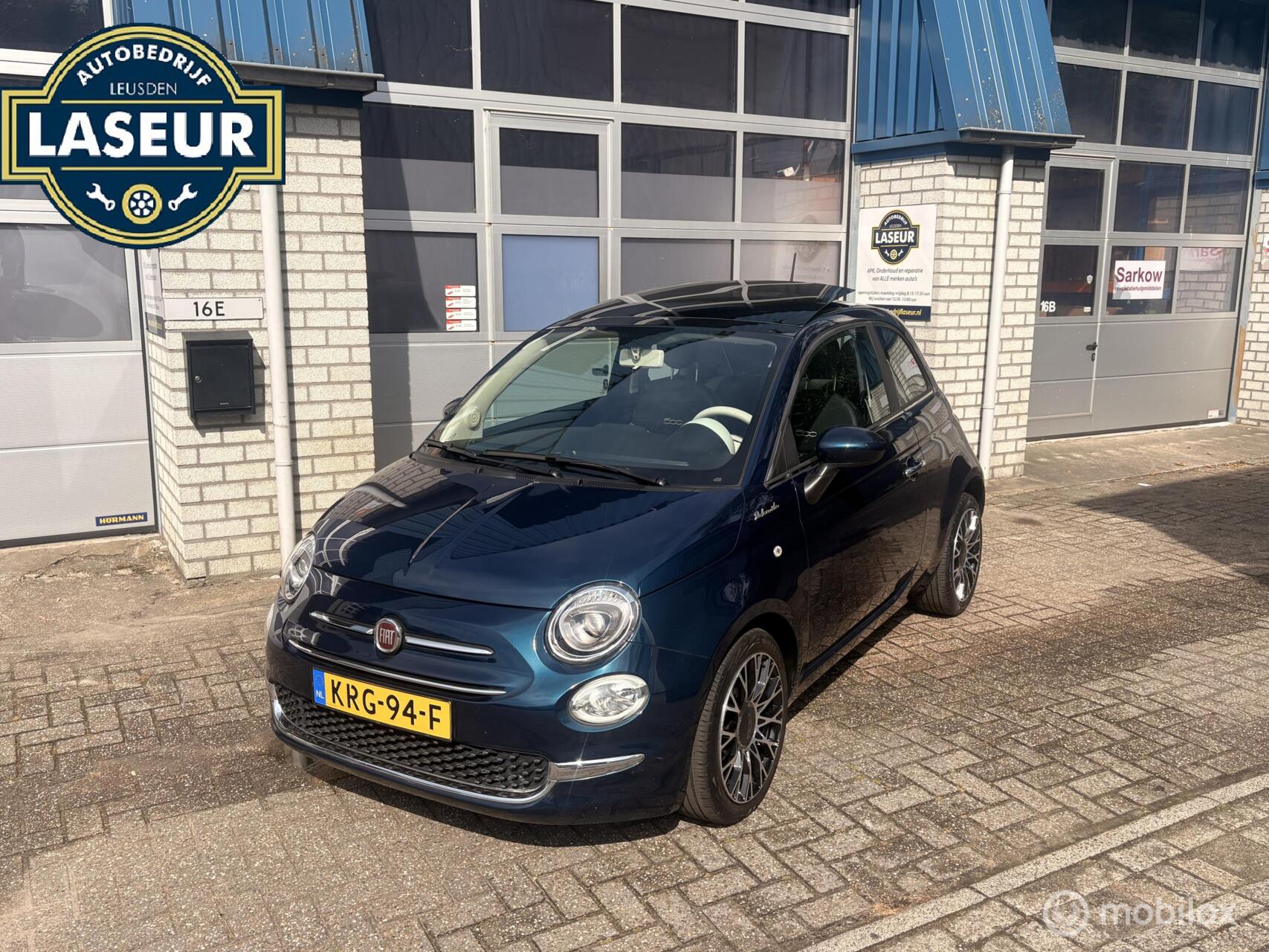Fiat 500 1.0 Hybrid Launch Edition 2021 - voorkant
