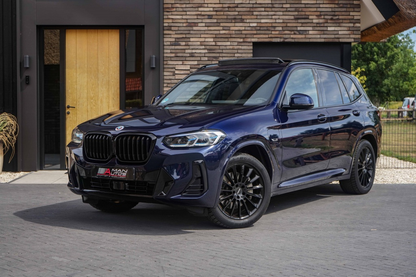 BMW X3 xDrive30e M Sport facelift/Pano/ACC/Laser/Camera/Trkhk/HUD 2022 - voorkant