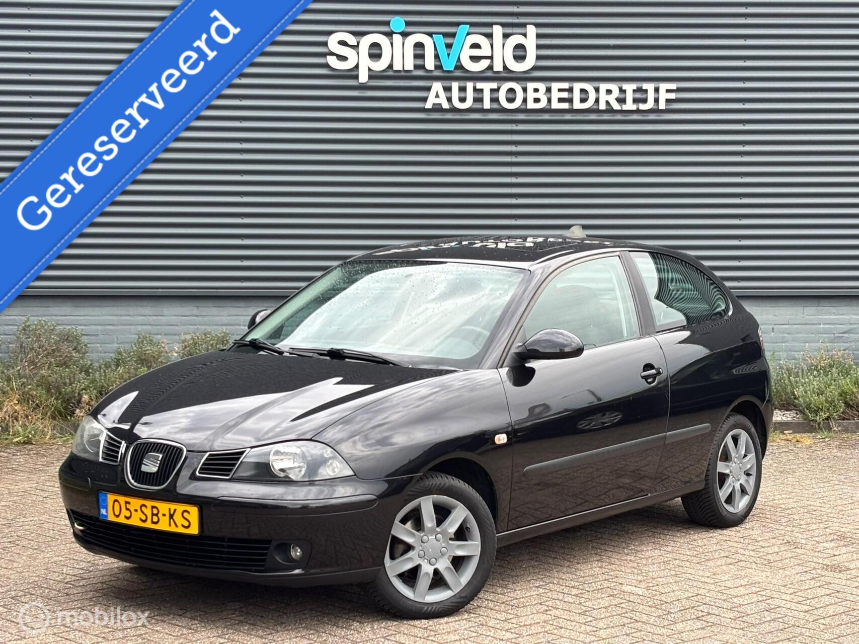 Seat Ibiza 1.4-16V Sensation Airco Schuifdak Nieuwe Apk 2005 - voorkant