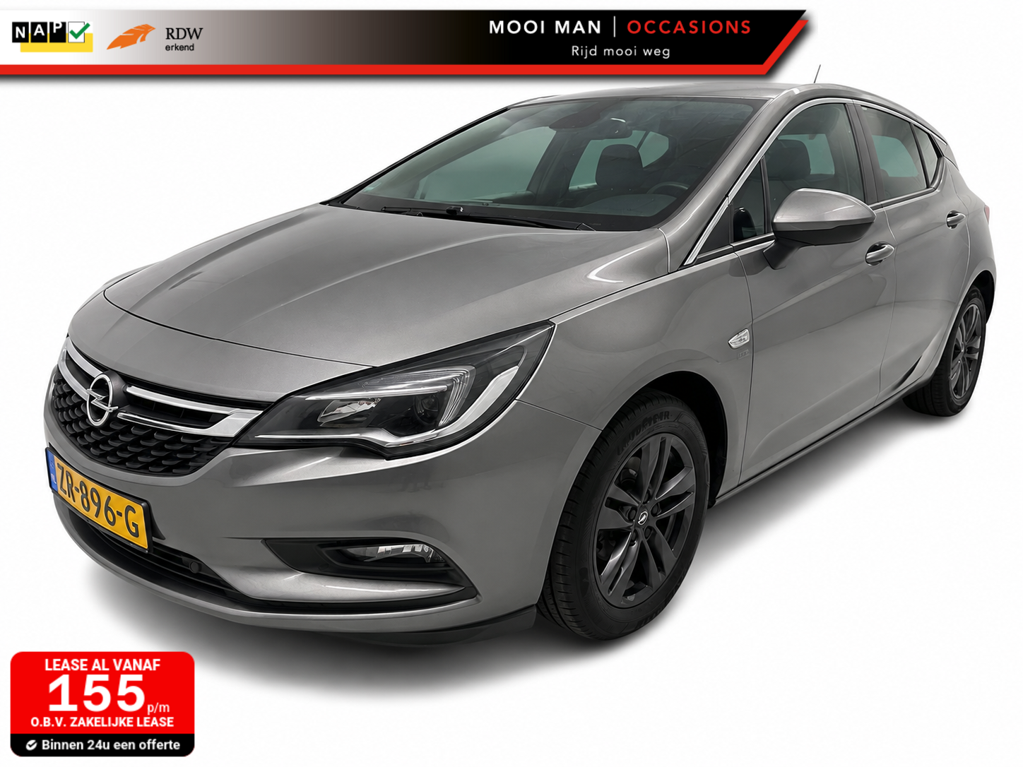Opel Astra 1.0 Turbo 120 Jaar Edition 2019 - voorkant