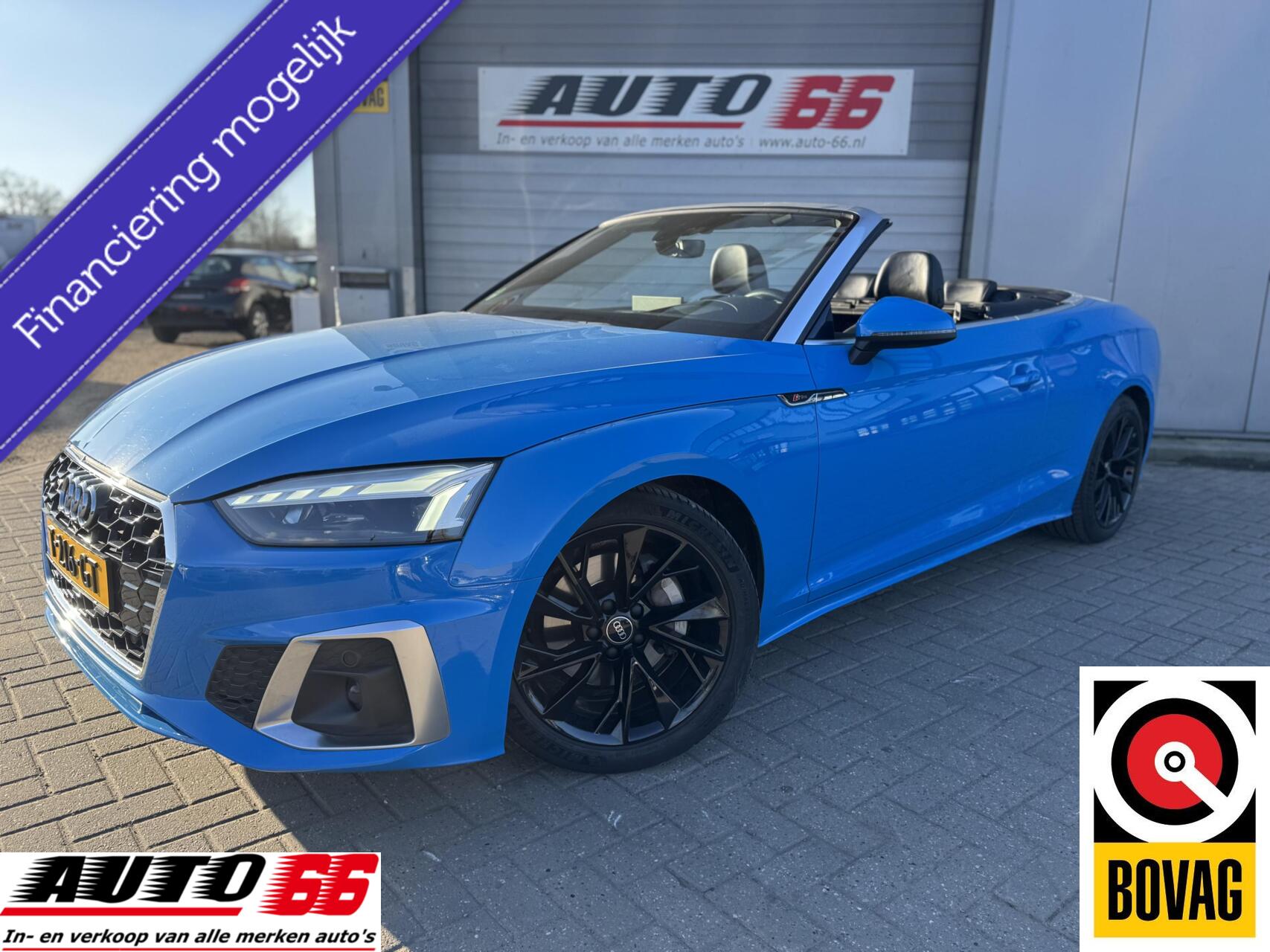 Audi A5 Cabriolet 40 TFSI quattro S edition 204 PK Automaat, Stoel, NEK, VIRTUAL 2021 - voorkant