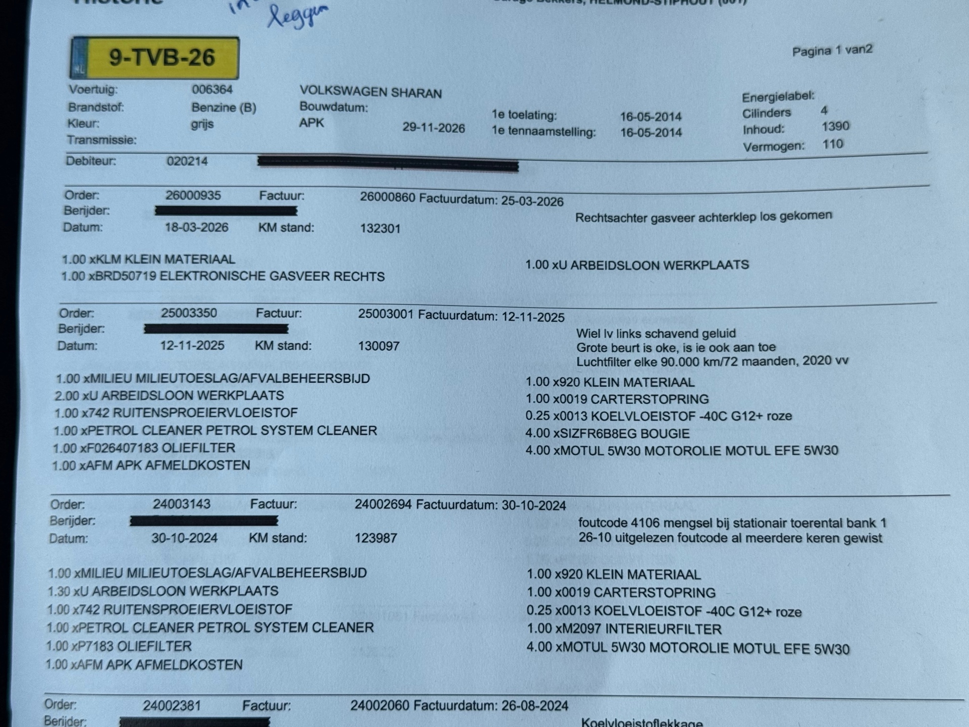 Foto van Volkswagen Sharan