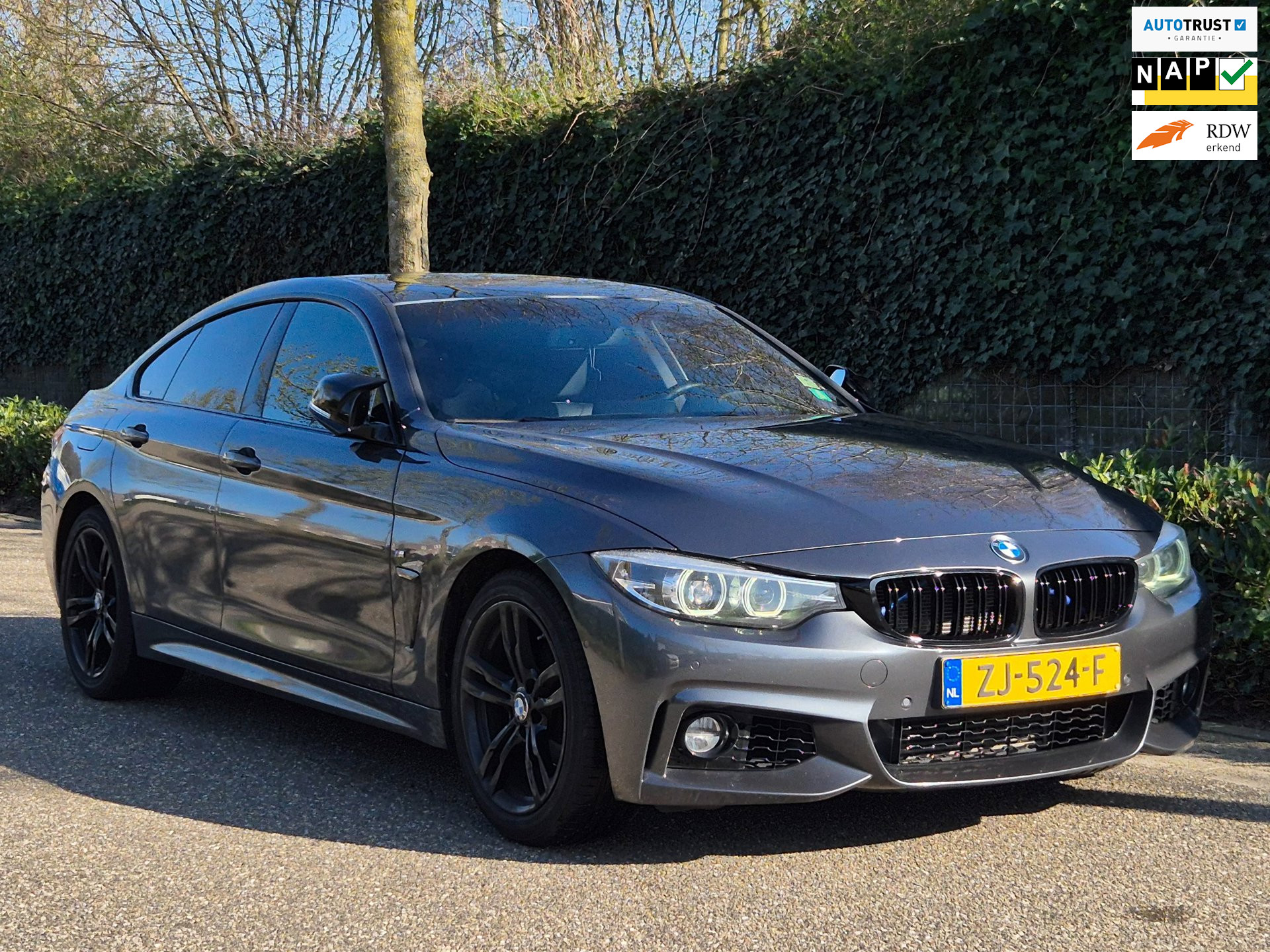 BMW 4-serie Gran Coupé M Sport High Executive NAP LED Rijklaar NEW APK 2019 - voorkant